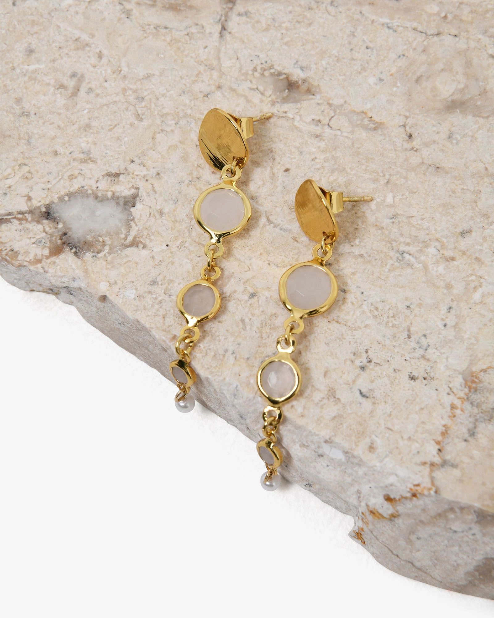 Forcast Accessories - Pearl Mirage Drop Earrings