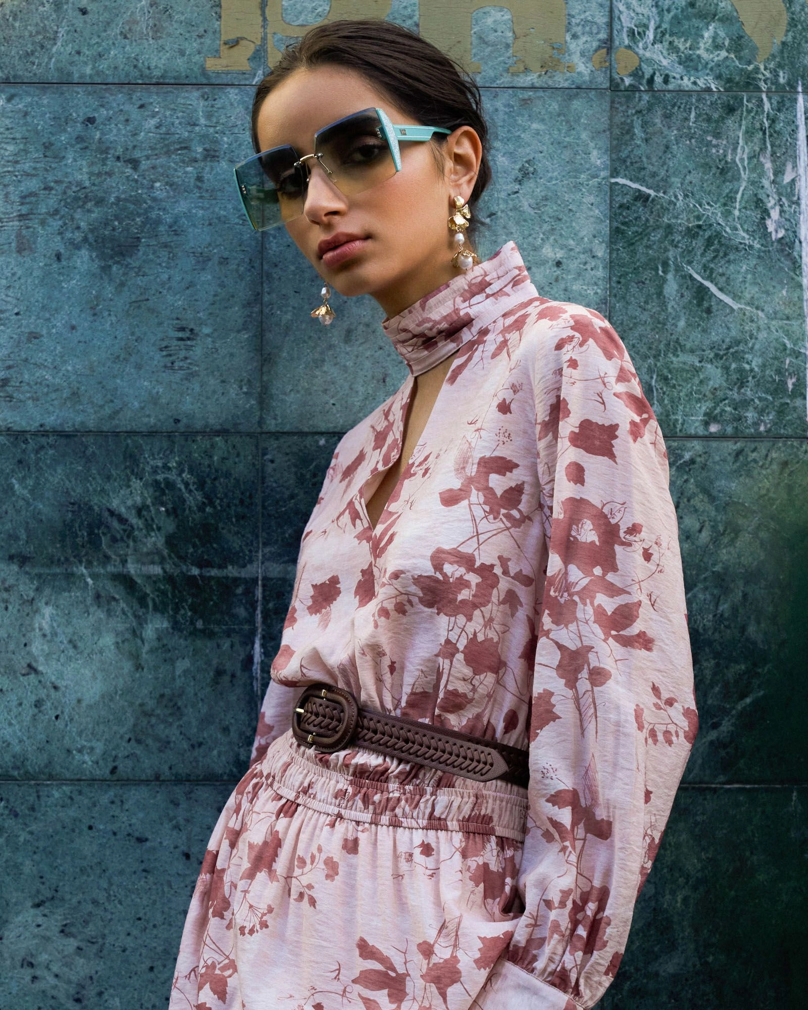 Forcast Accessories - Magnolia Petal Drop Earrings