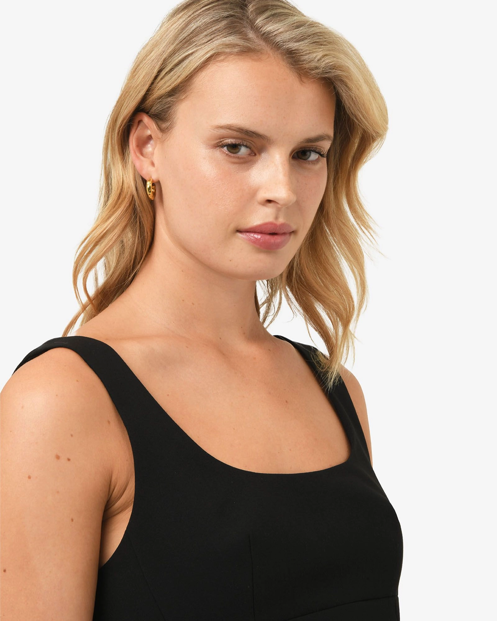Forcast Accessories - Amaris Gold Hoop Earrings