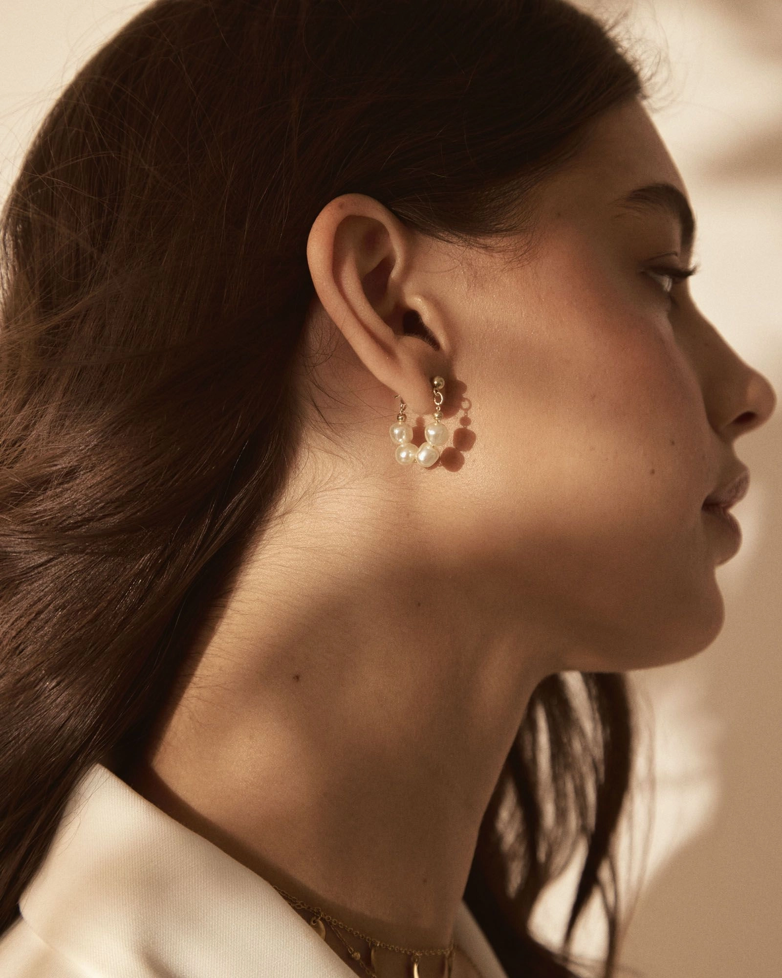 Forcast Accessories - Amelie Pearl Earrings