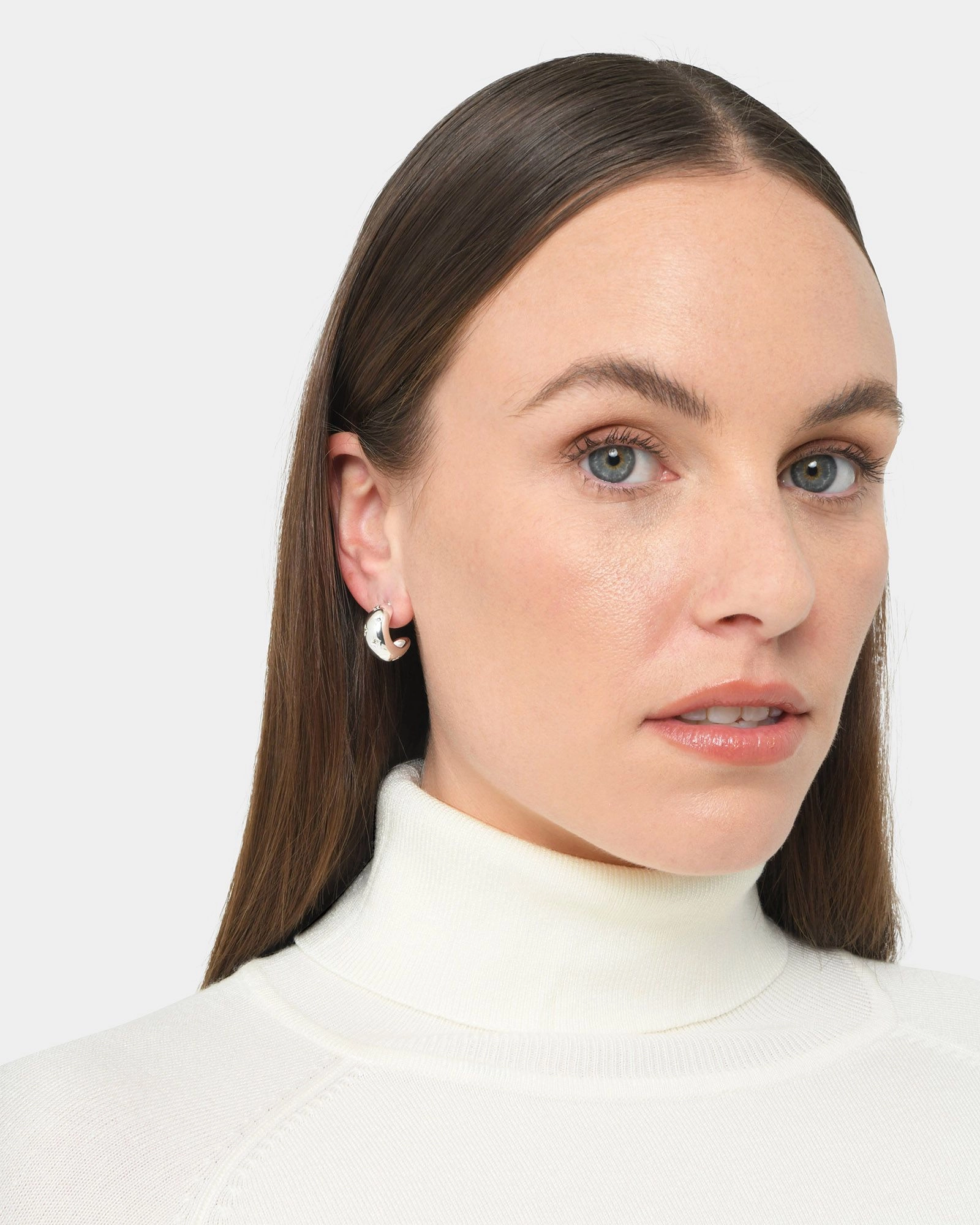 Forcast Accessories - Nikita Sterling Silver Plated Earrings