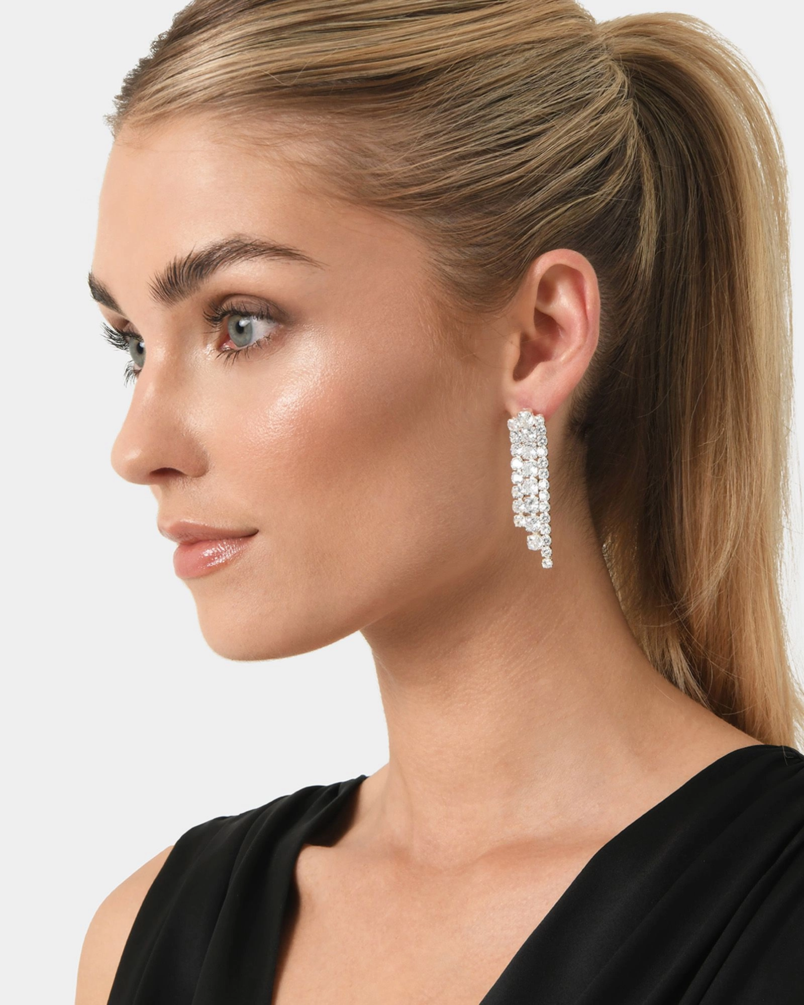 Forcast Accessories - Abby Sterling Silver Plated Earrings