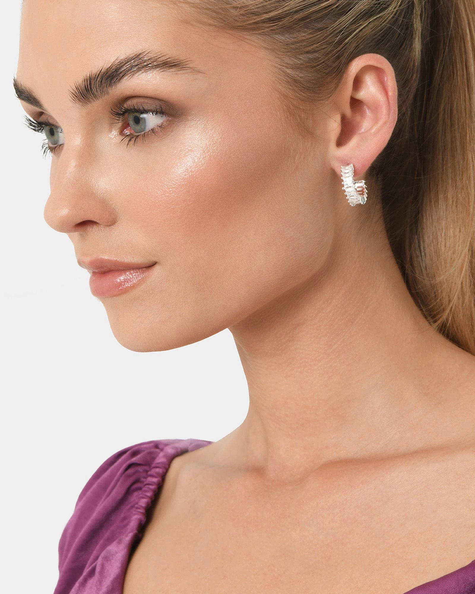 Forcast Accessories - Isa Sterling Silver Plated Earrings