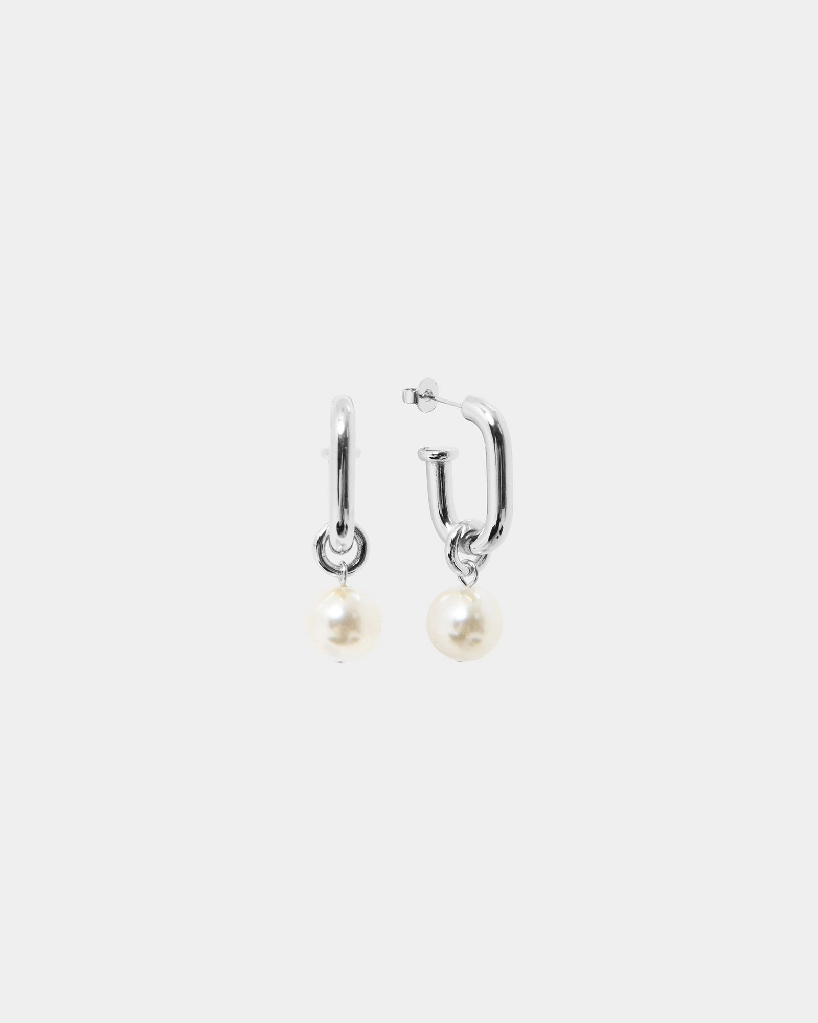 Forcast Accessories - Hazel Sterling Silver Plated 2 Way Earrings