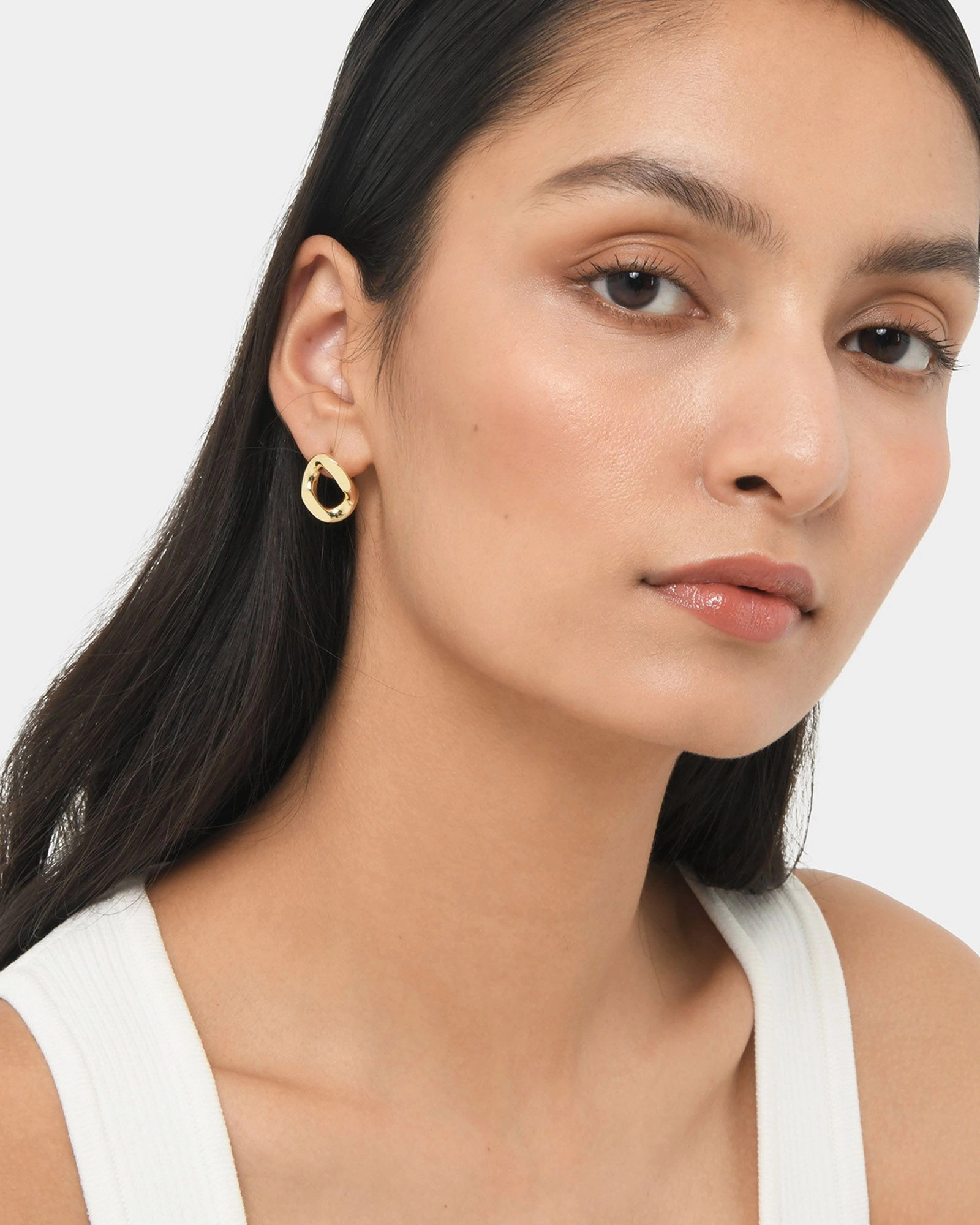 Forcast Accessories - Paula 16k Gold Plated Earring