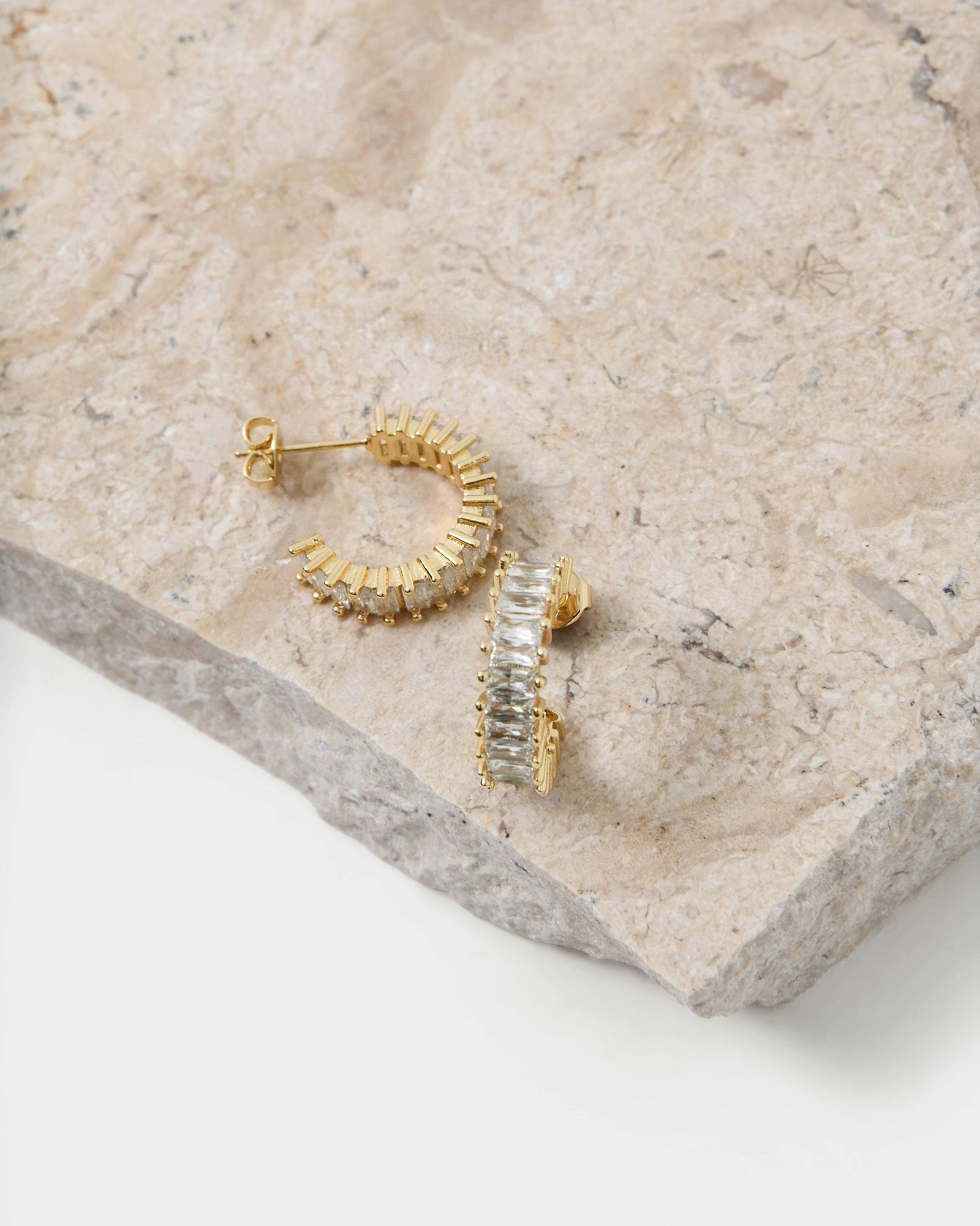 Forcast Accessories - Isa 16k Gold Plated Earrings