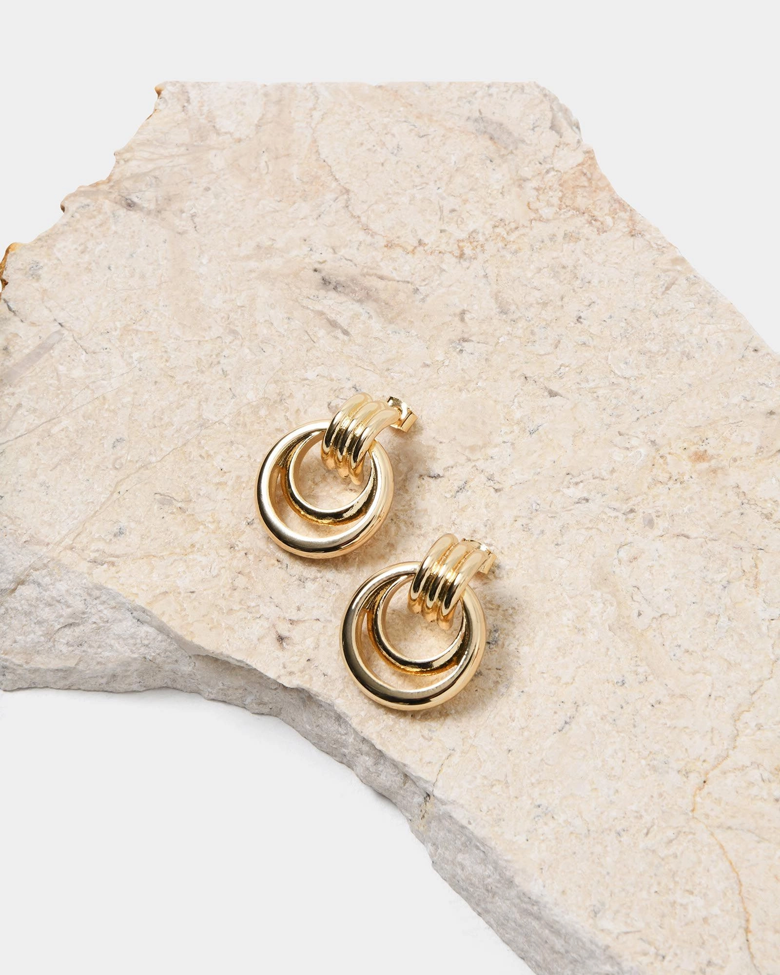 Forcast Accessories - Anne 16K Gold Plated Earrings