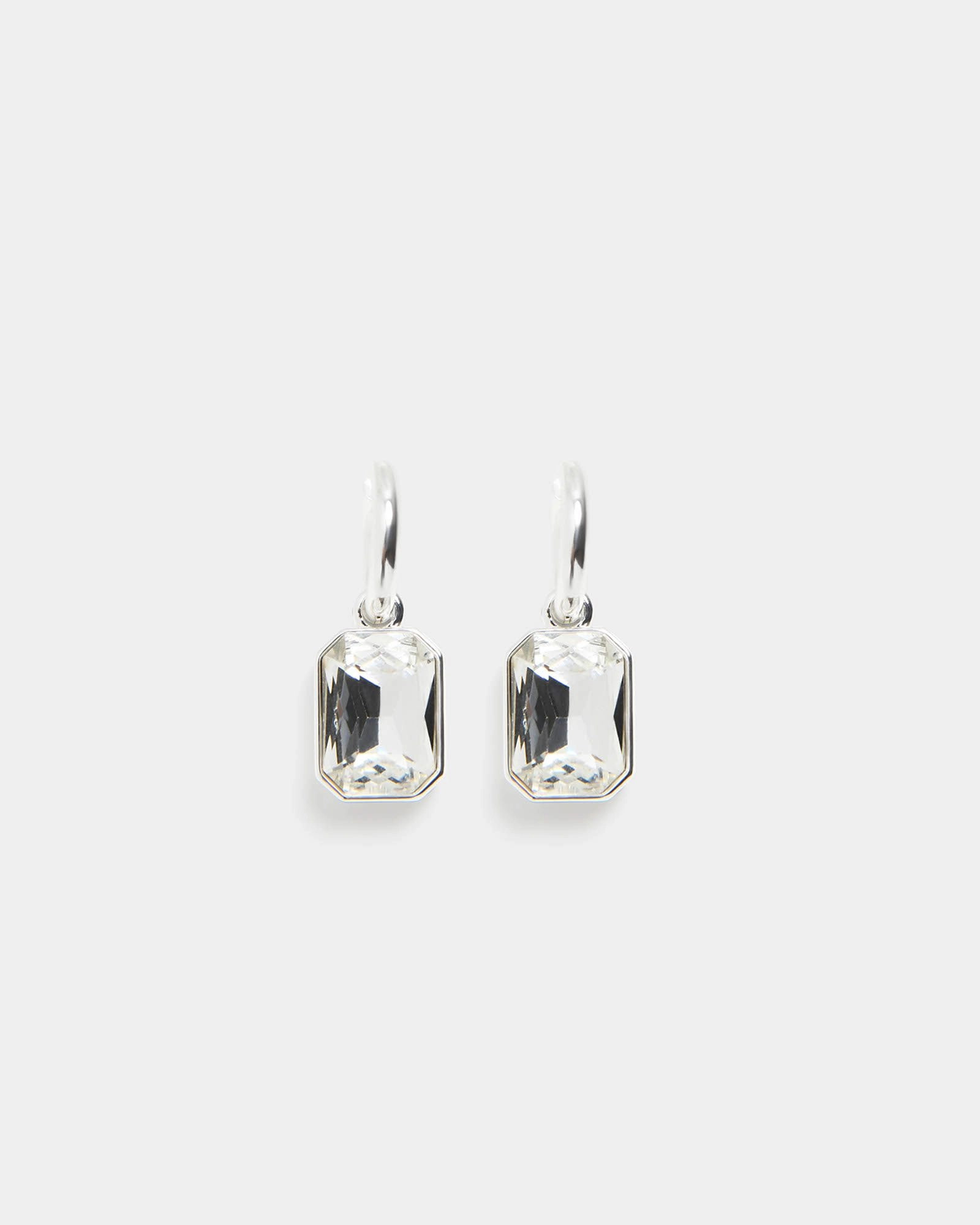 Forcast Accessories - Jewel Sterling Silver Earrings