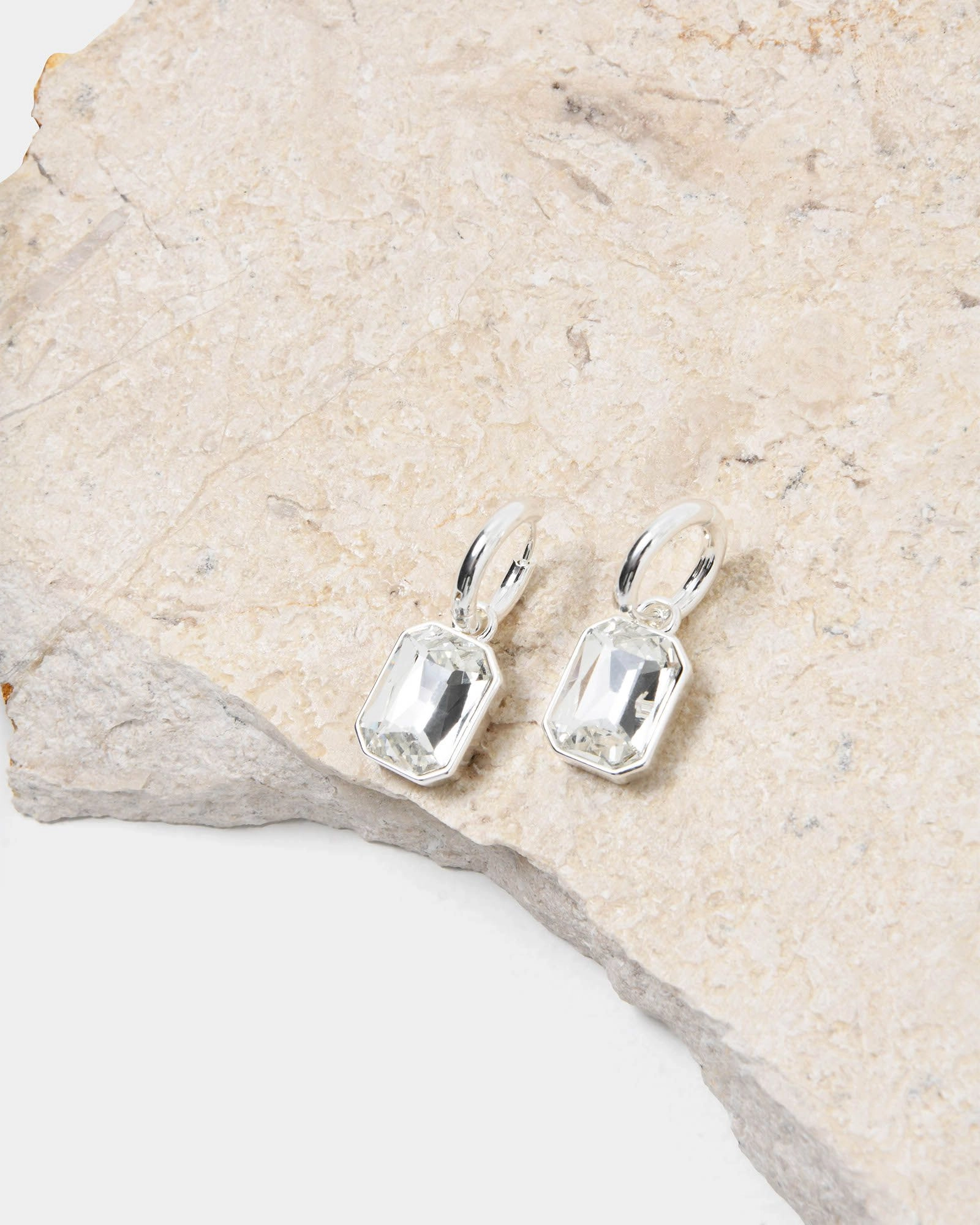 Forcast Accessories - Jewel Sterling Silver Earrings