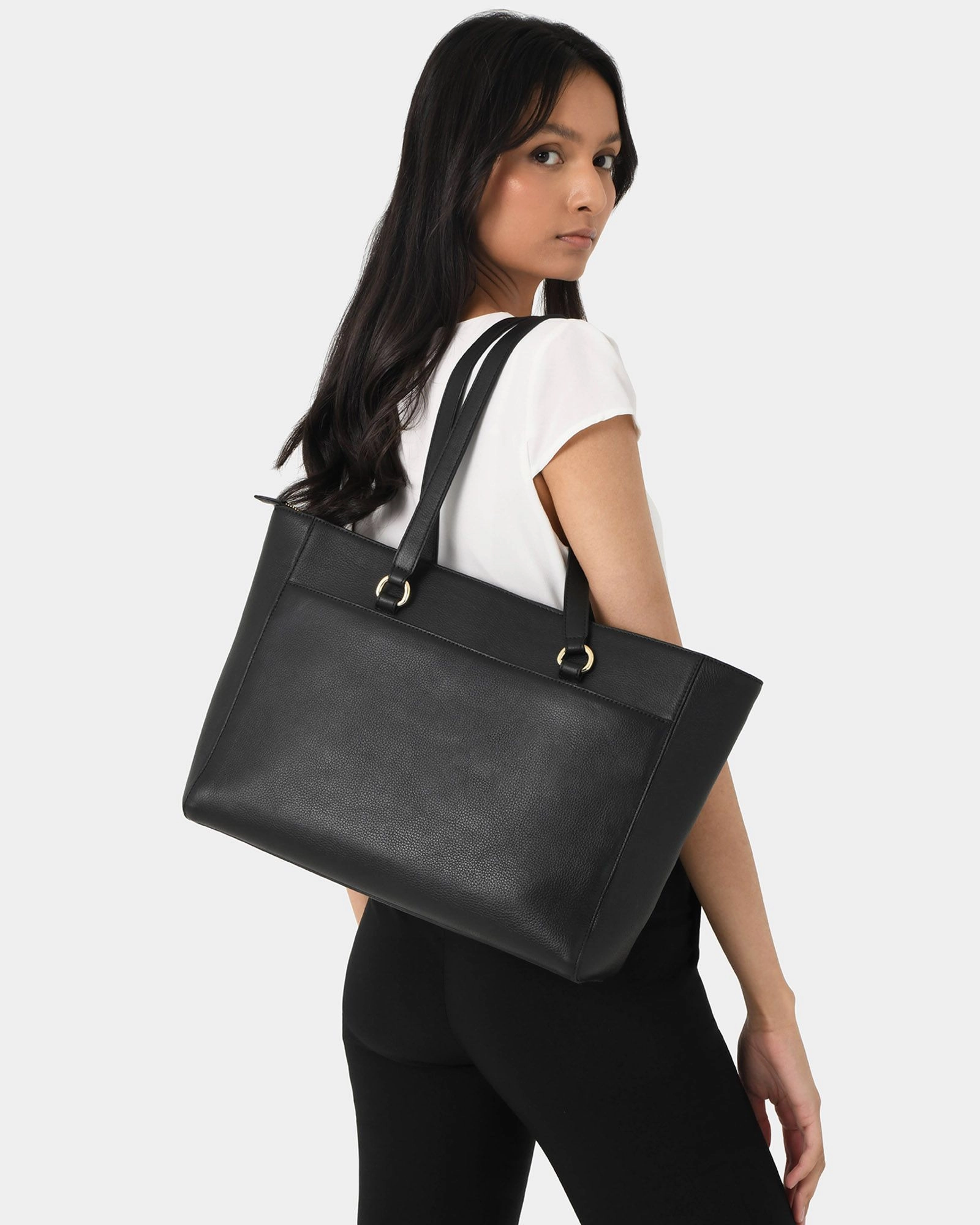 Forcast Accessories - Valerie Leather Tote Bag