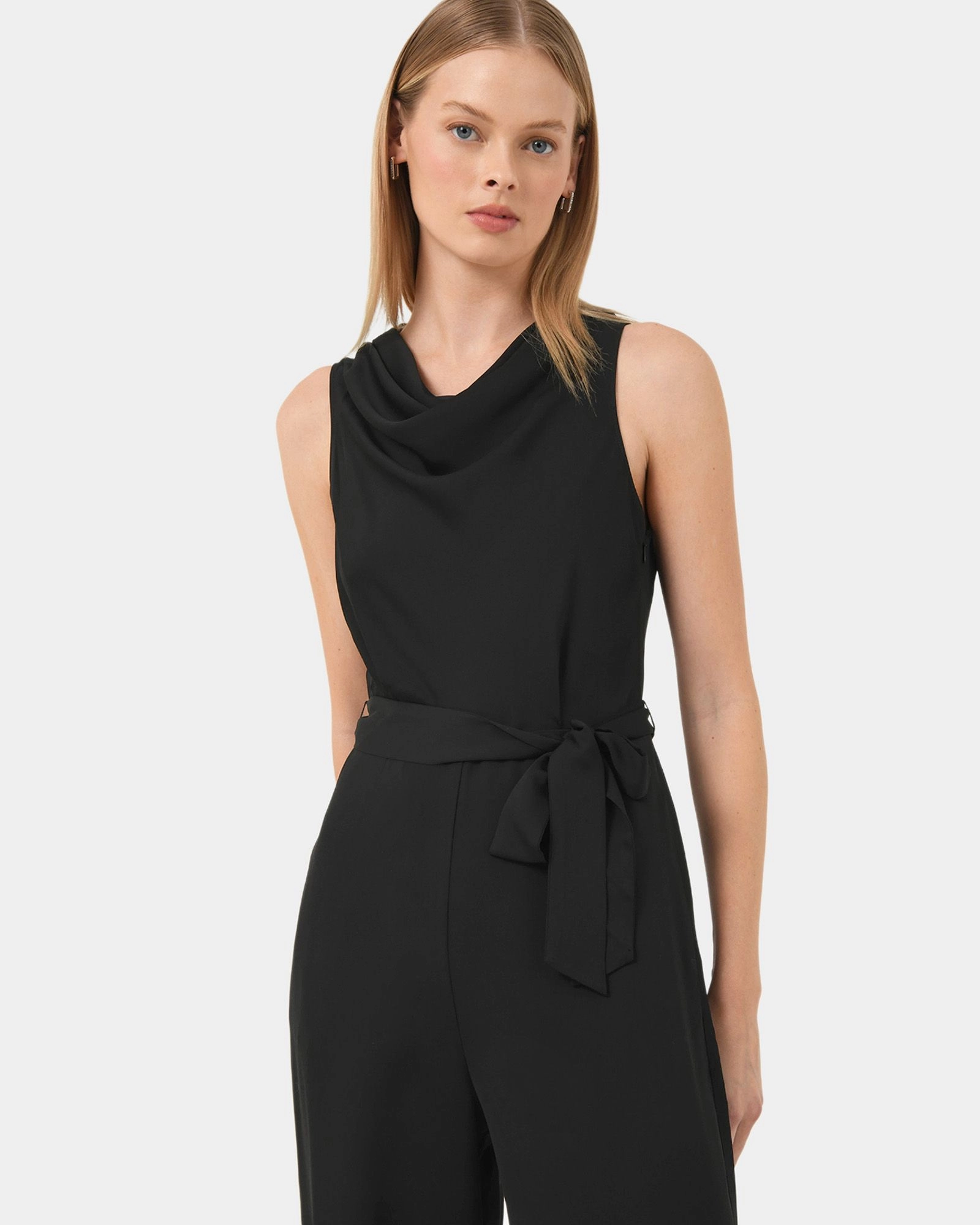 Forcast Clothing - Kalista Cowl Neck Jumpsuit 