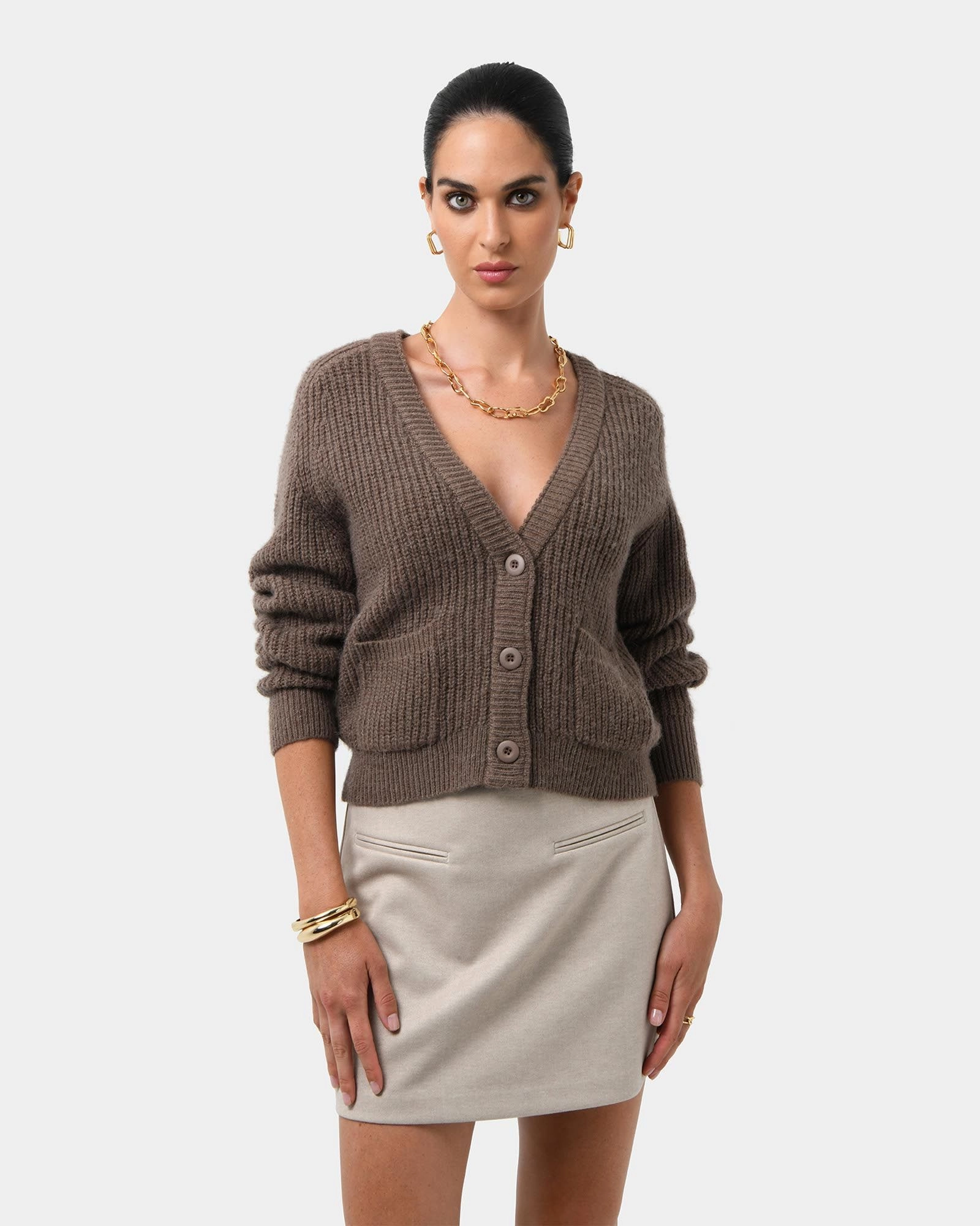 Forcast Clothing - Mel Wool Blend Cardigan