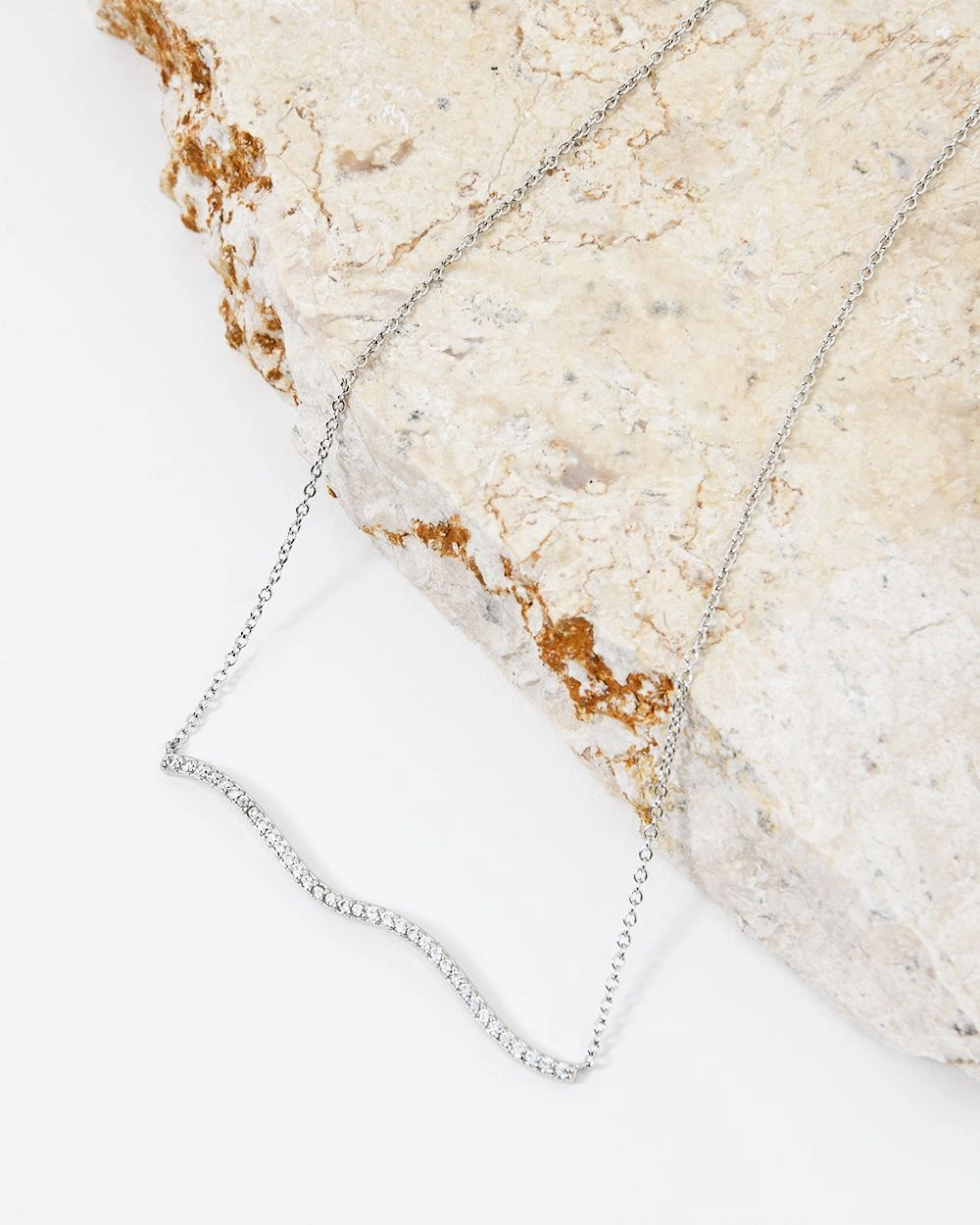 Forcast Accessories - Kaylee Sterling Silver Plated Necklace