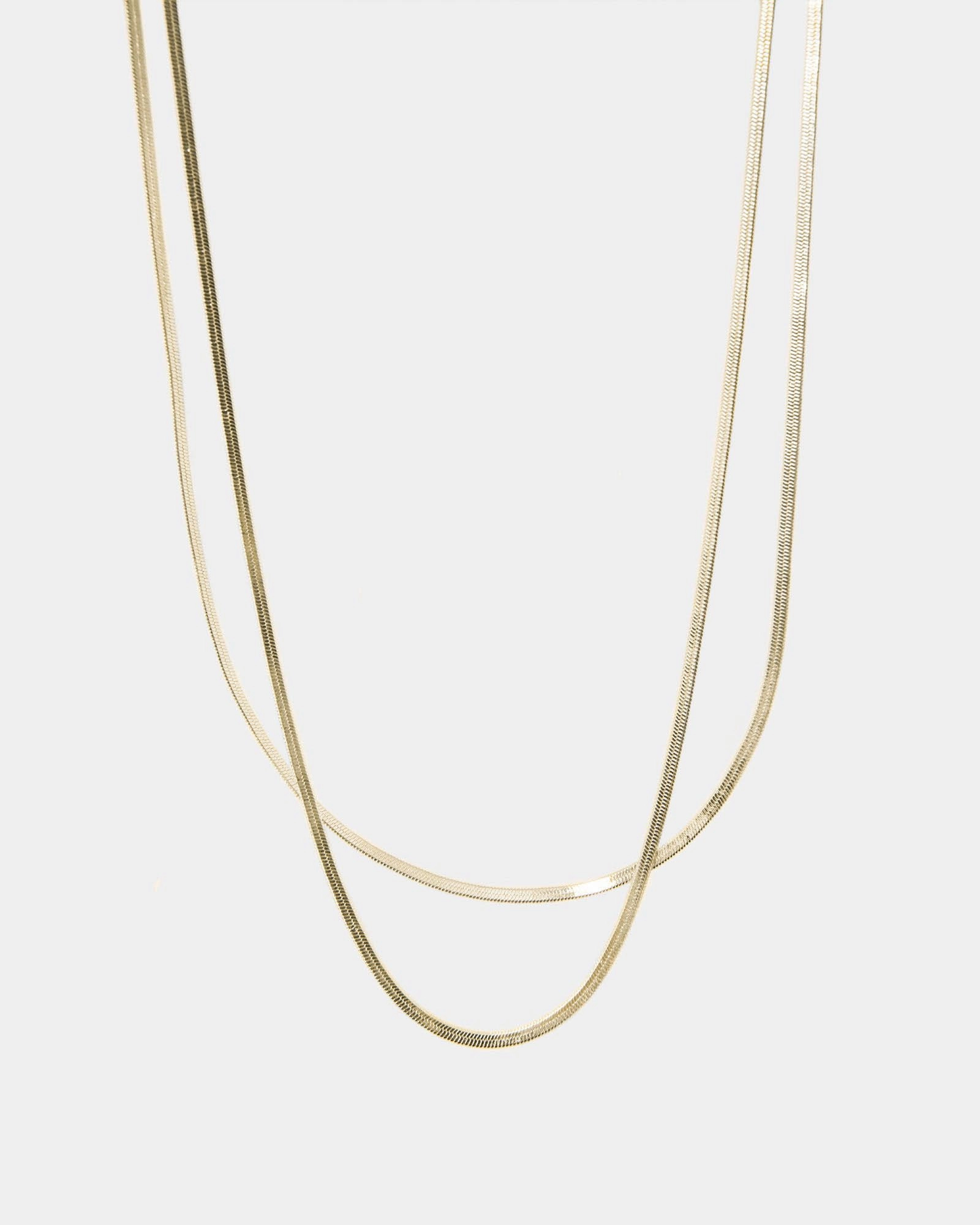 Forcast Accessories - Jaylen 16k Gold Plated Necklace