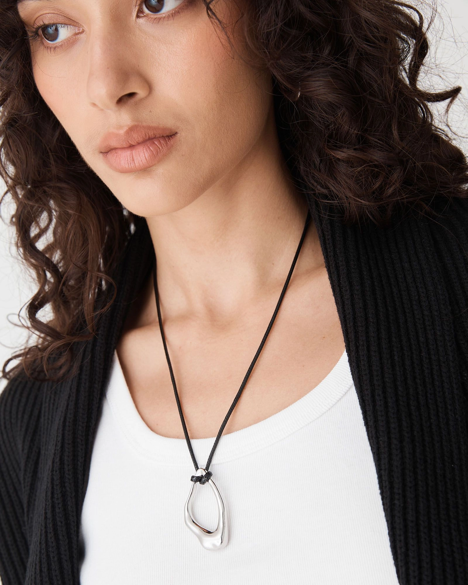 Forcast Accessories - Elara Fluent Silver Pendant