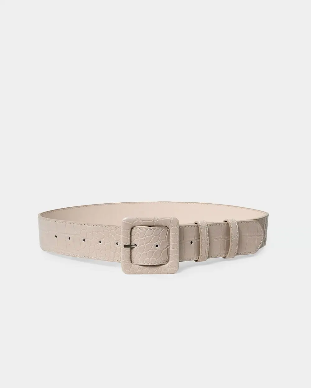 Forcast Accessories, the Bree Croc Covered Buckle Belt