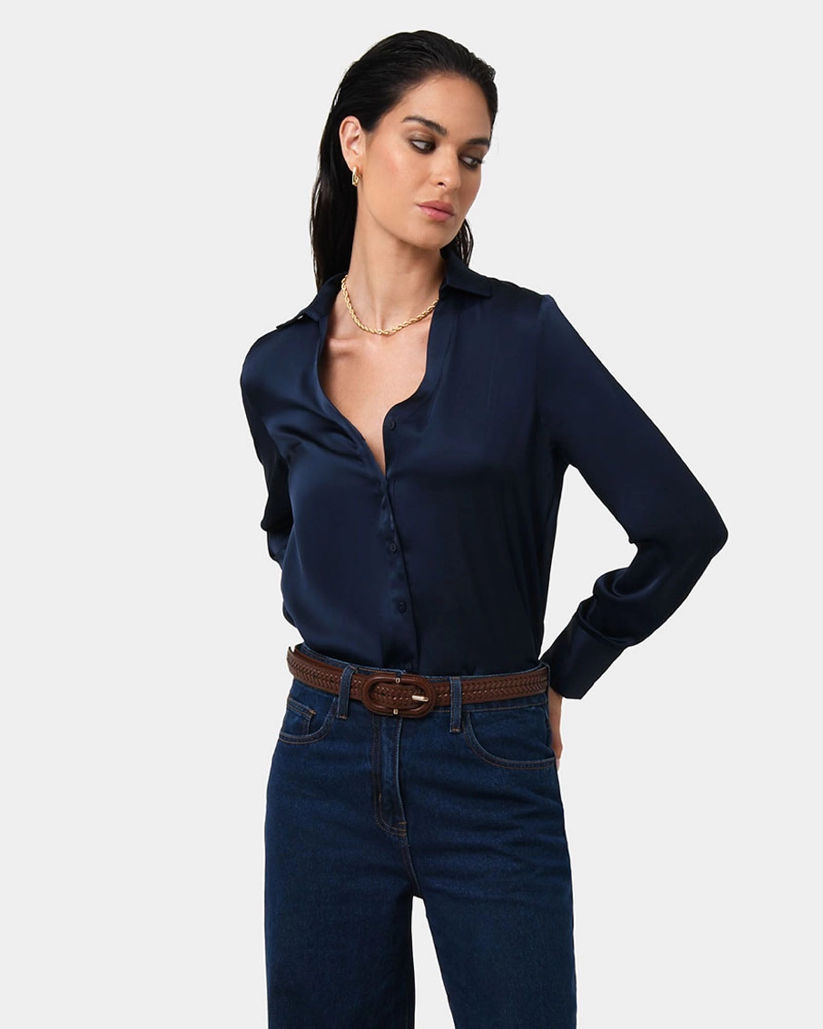 Forcast Accessories - Marcella Woven Belt