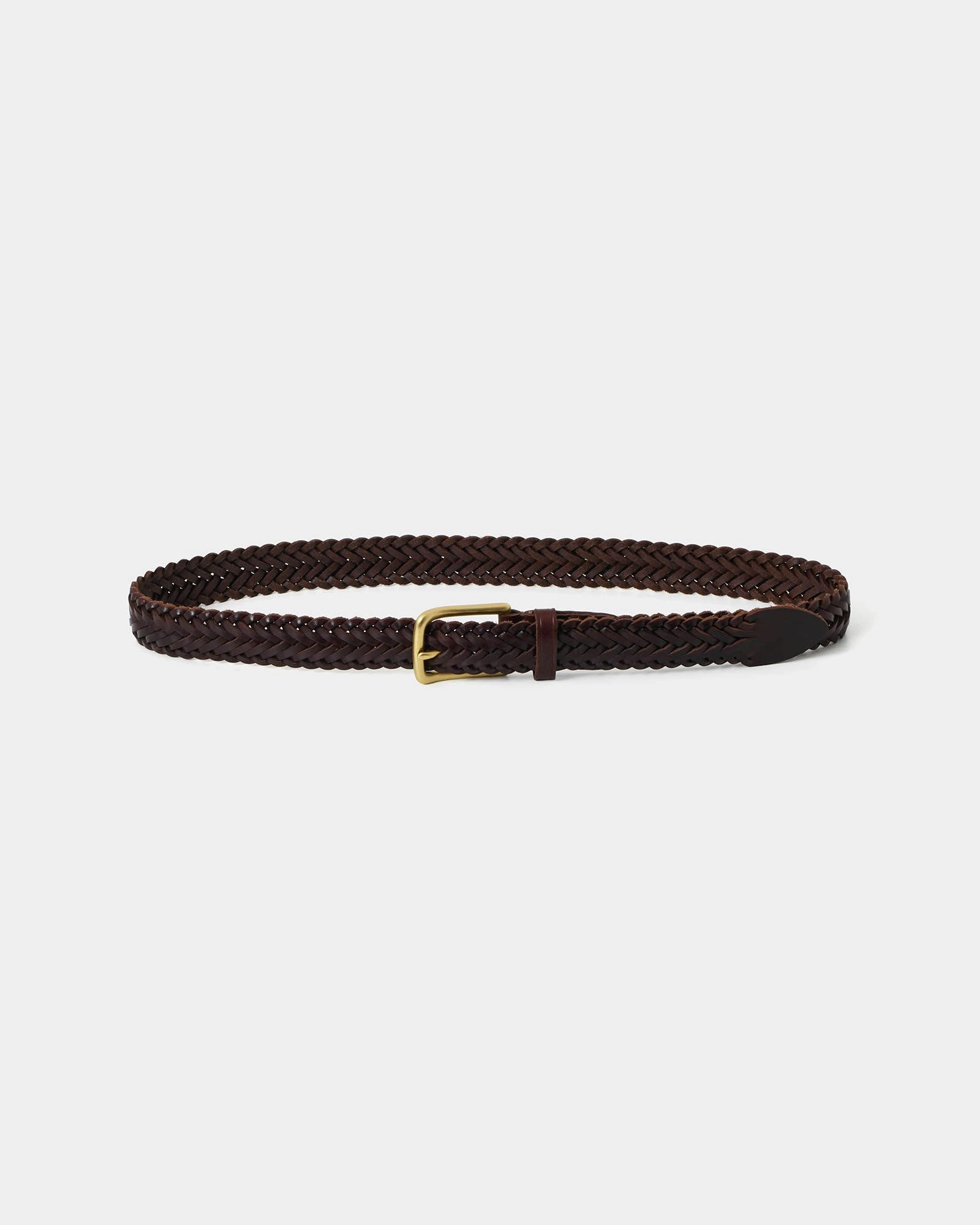 Forcast Accessories - Alexandra Woven Leather Belt 
