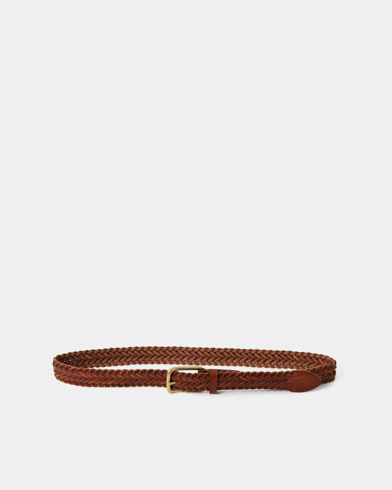 Forcast Accessories - Alexandra Woven Leather Belt 