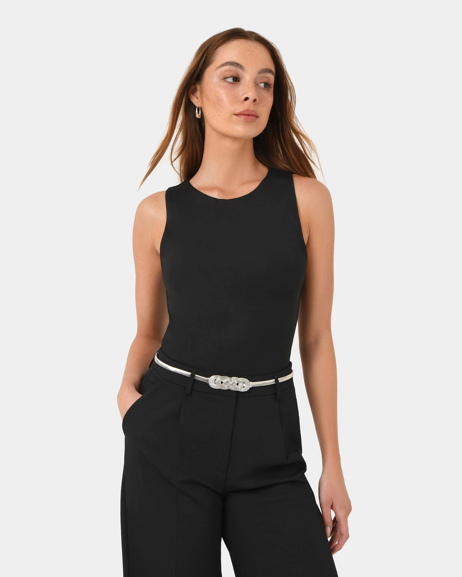 Forcast Accessories - Ishika Stretch Metal Belt