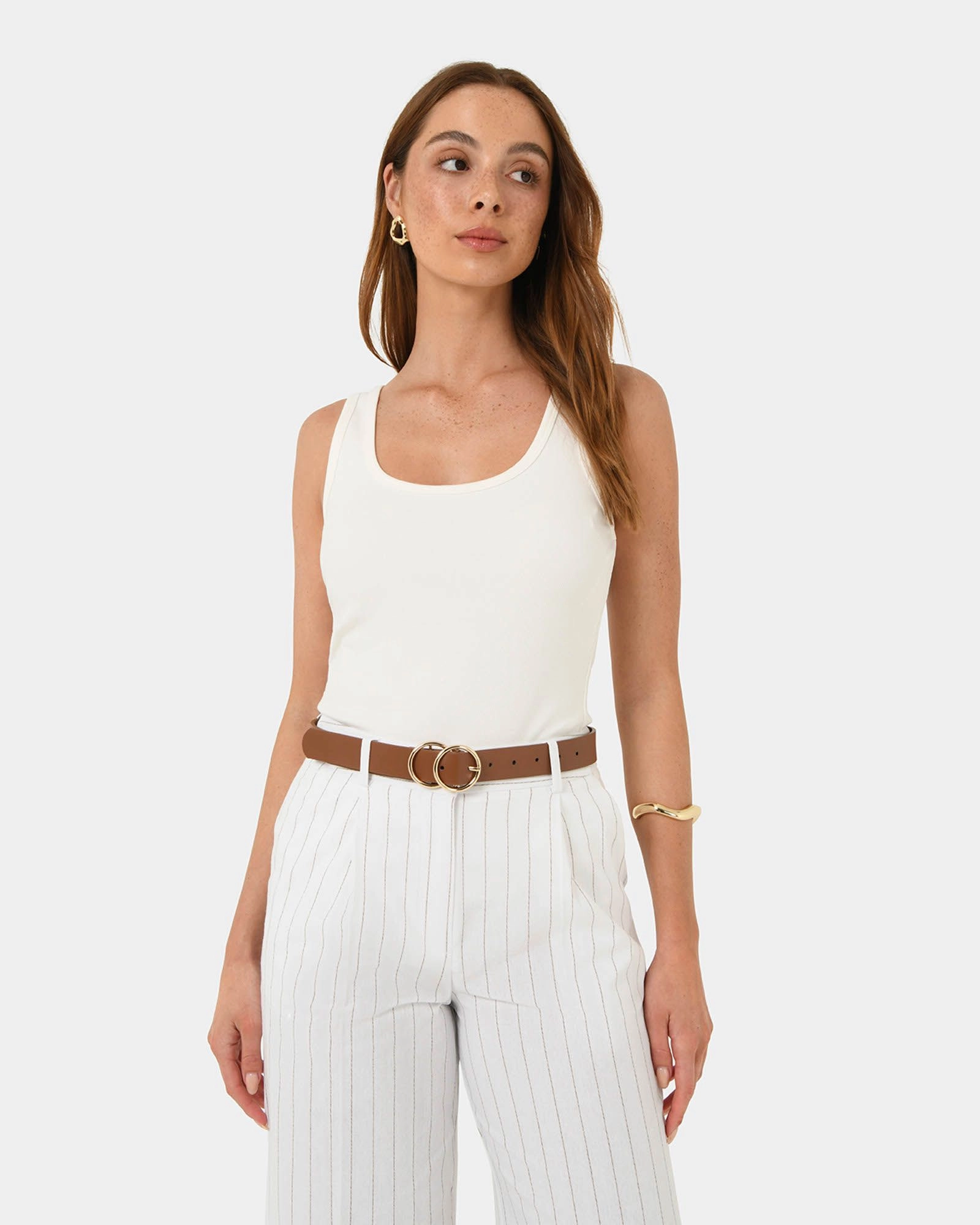 Forcast Accessories - Austin Leather Belt 