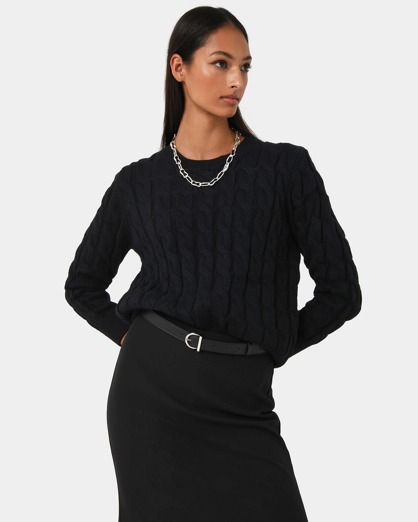 Forcast Accessories - Morocco 2 Leather Belt
