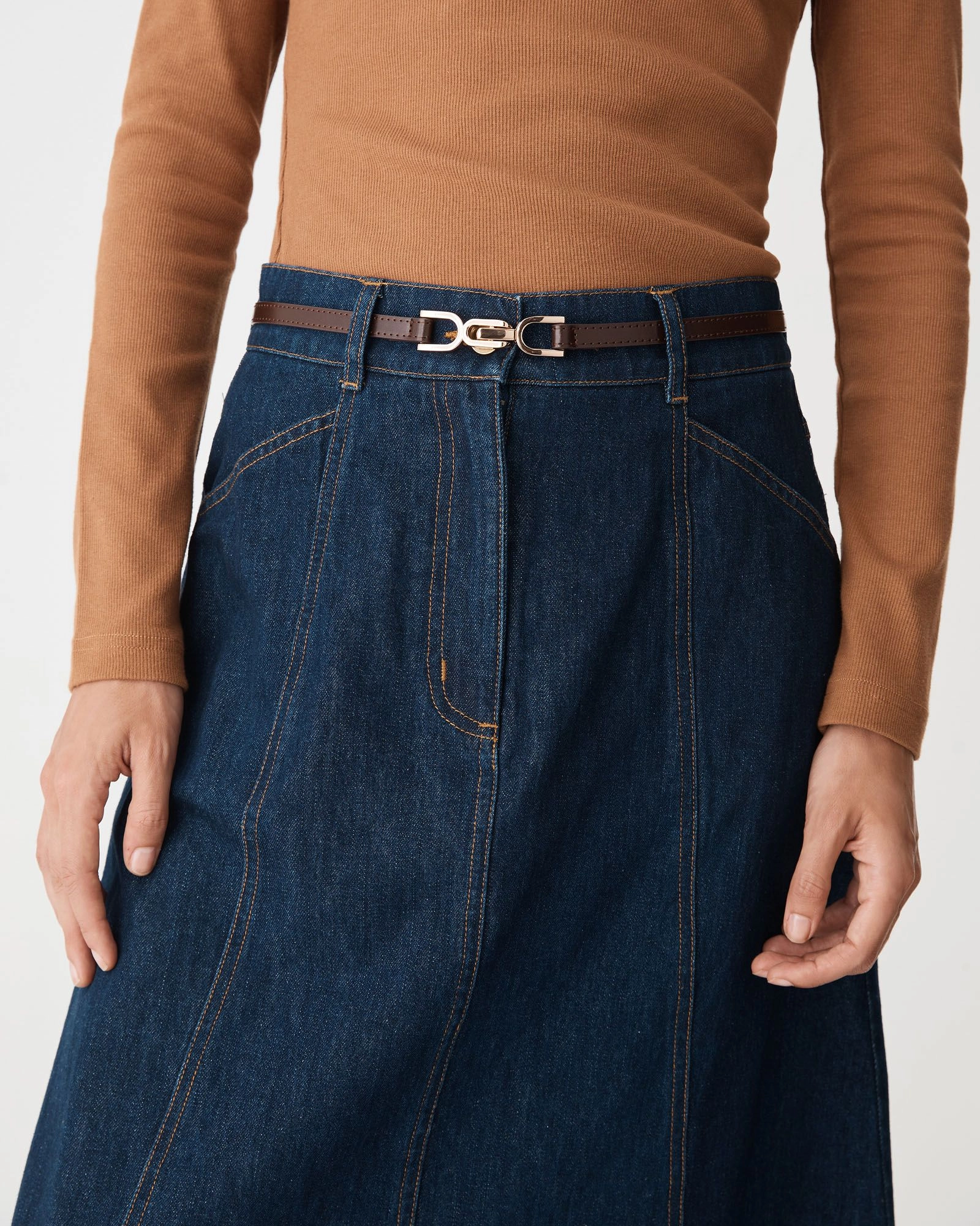 Forcast Accessories - Henessy Leather Belt
