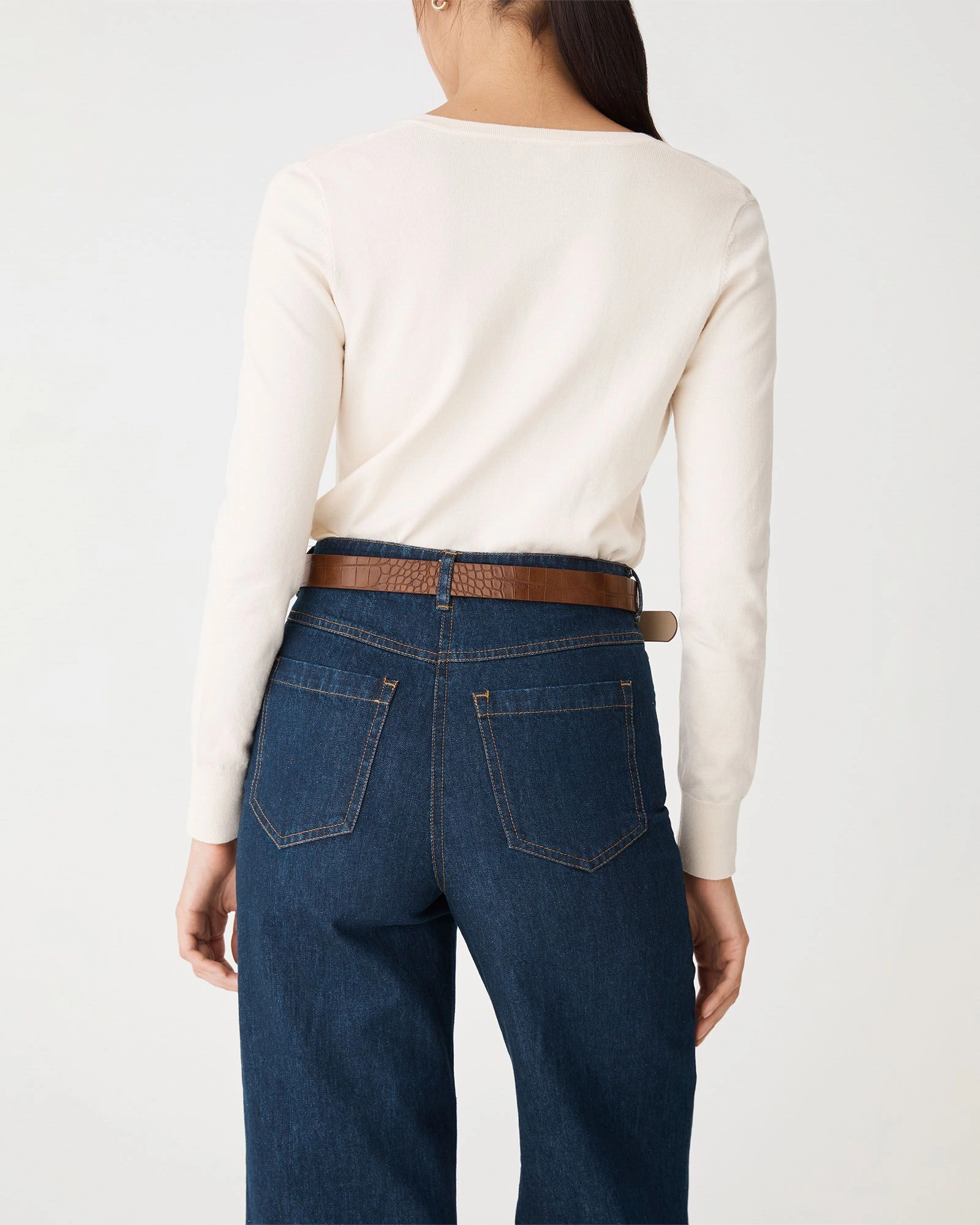 Forcast Accessories - Geneva Croc Belt