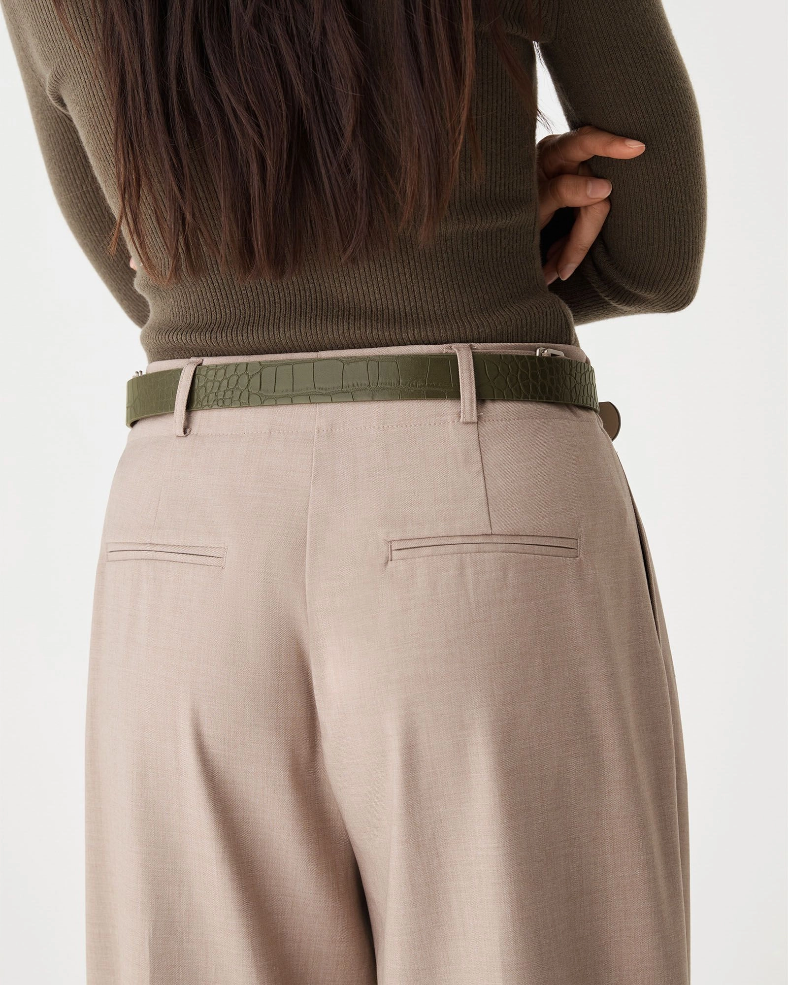 Forcast Accessories - Geneva Croc Belt