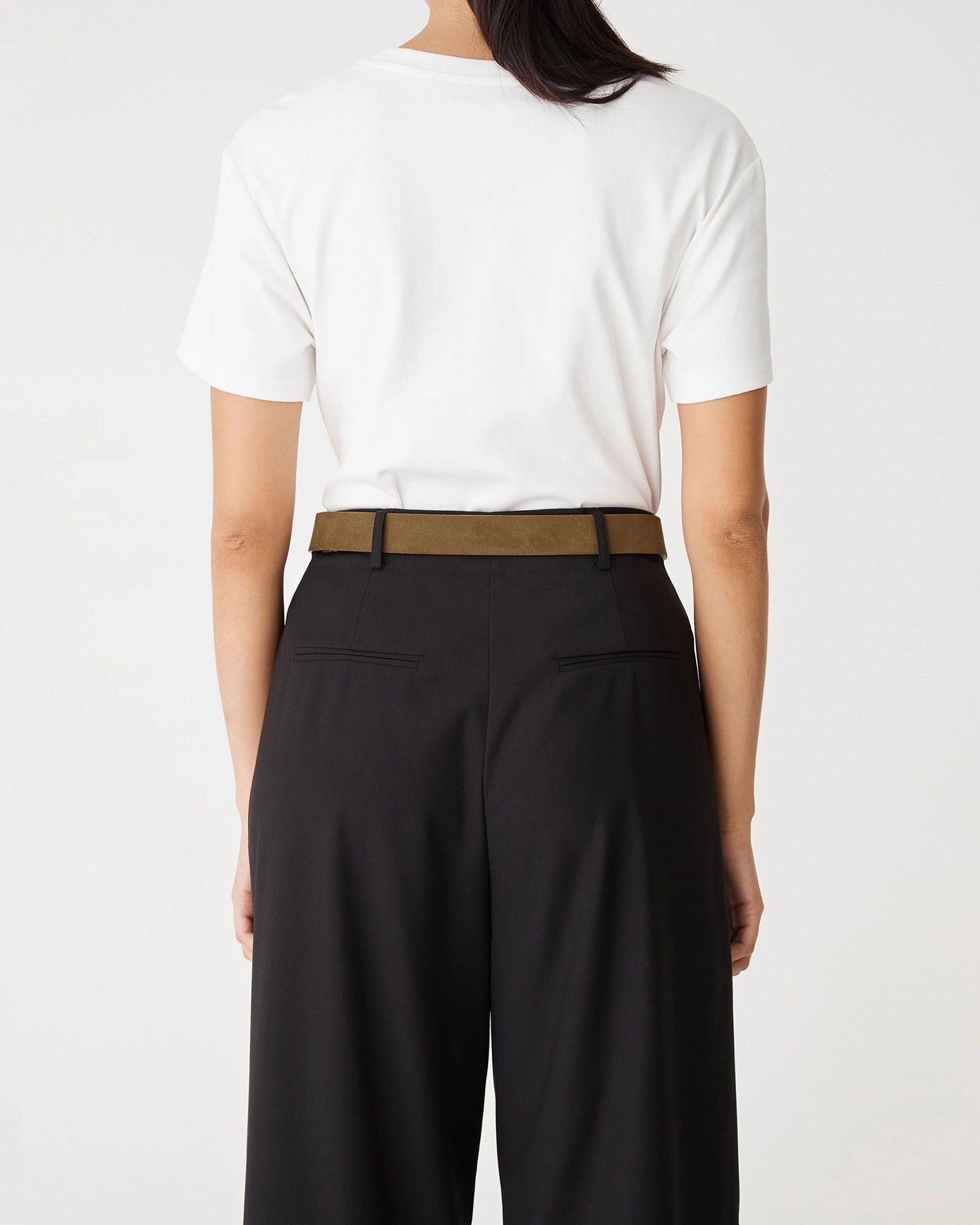 Forcast Accessories - Aspen Suede Leather Belt