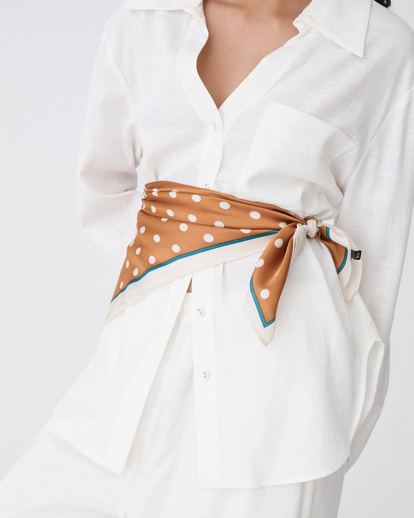 Tiffany Satin Scarf | Black | Forcast - Forcast AU