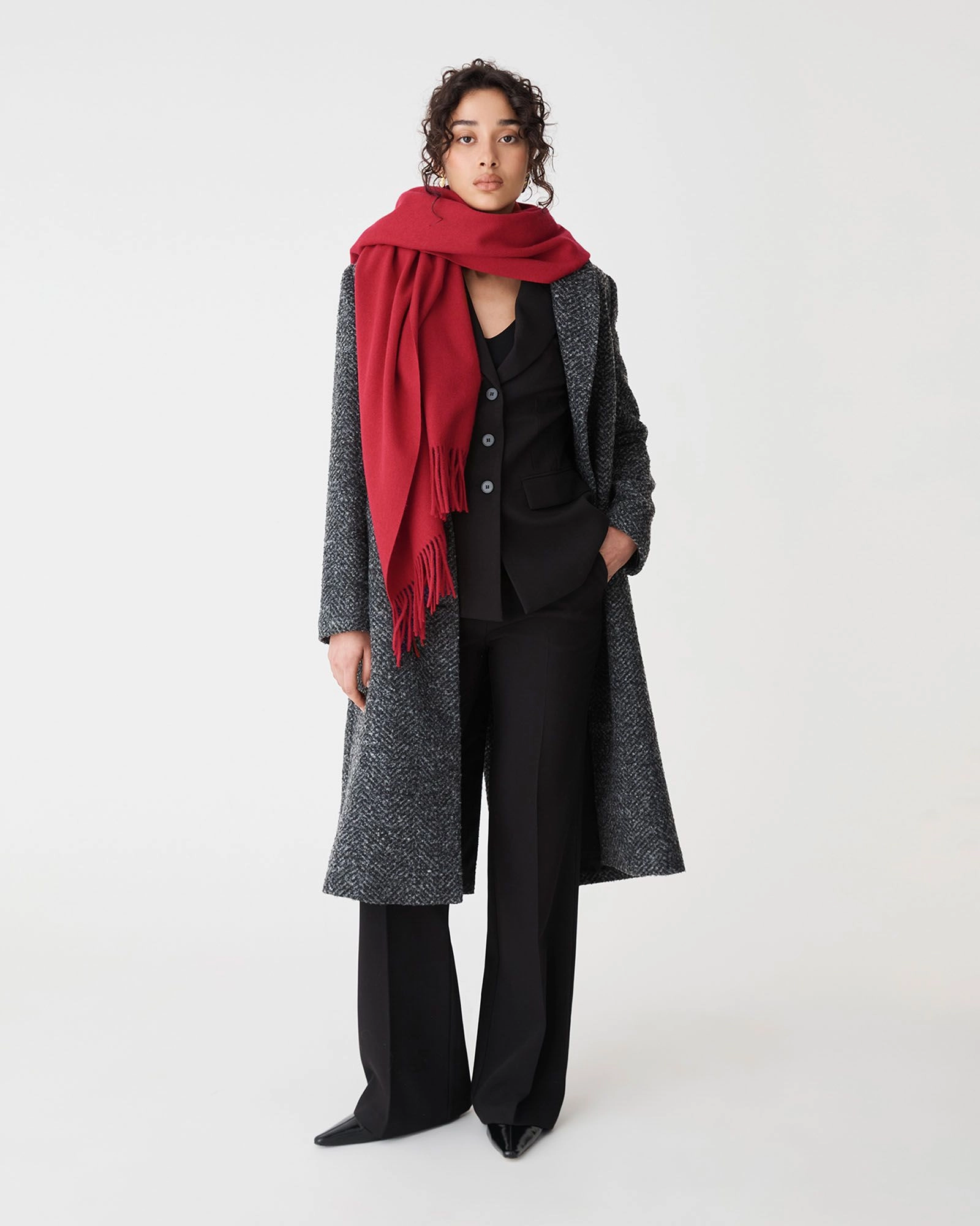 Forcast Accessories - Audree Wool Blend Scarf