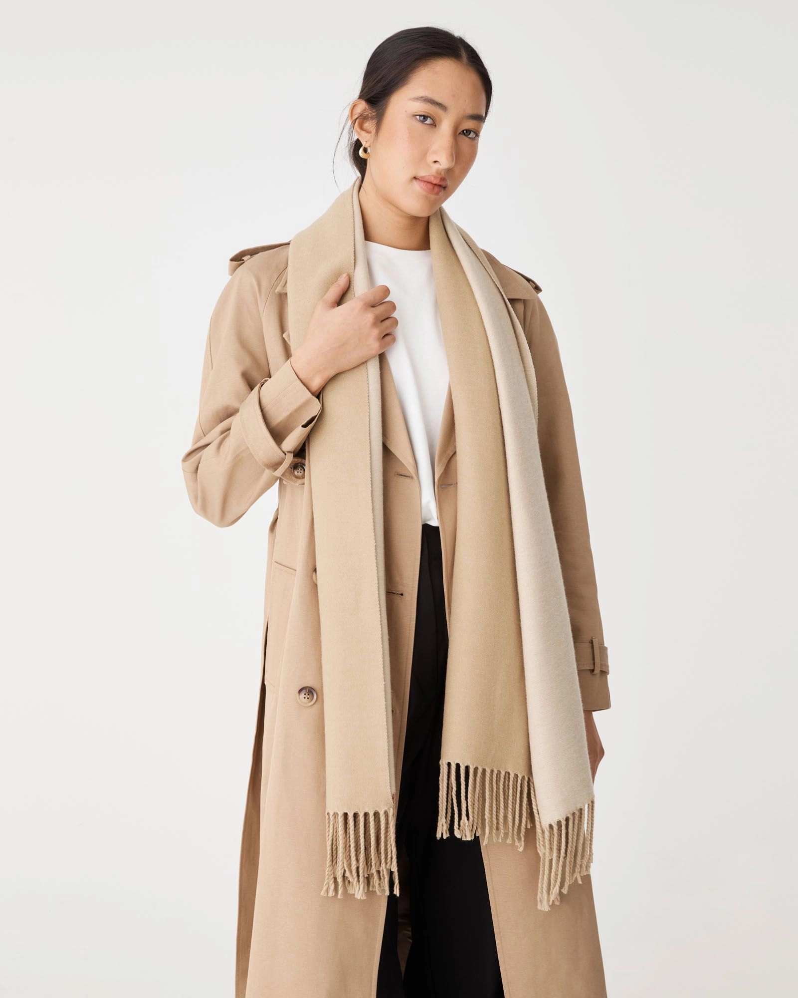 Forcast Accessories - Grace Wool Blend Scarf