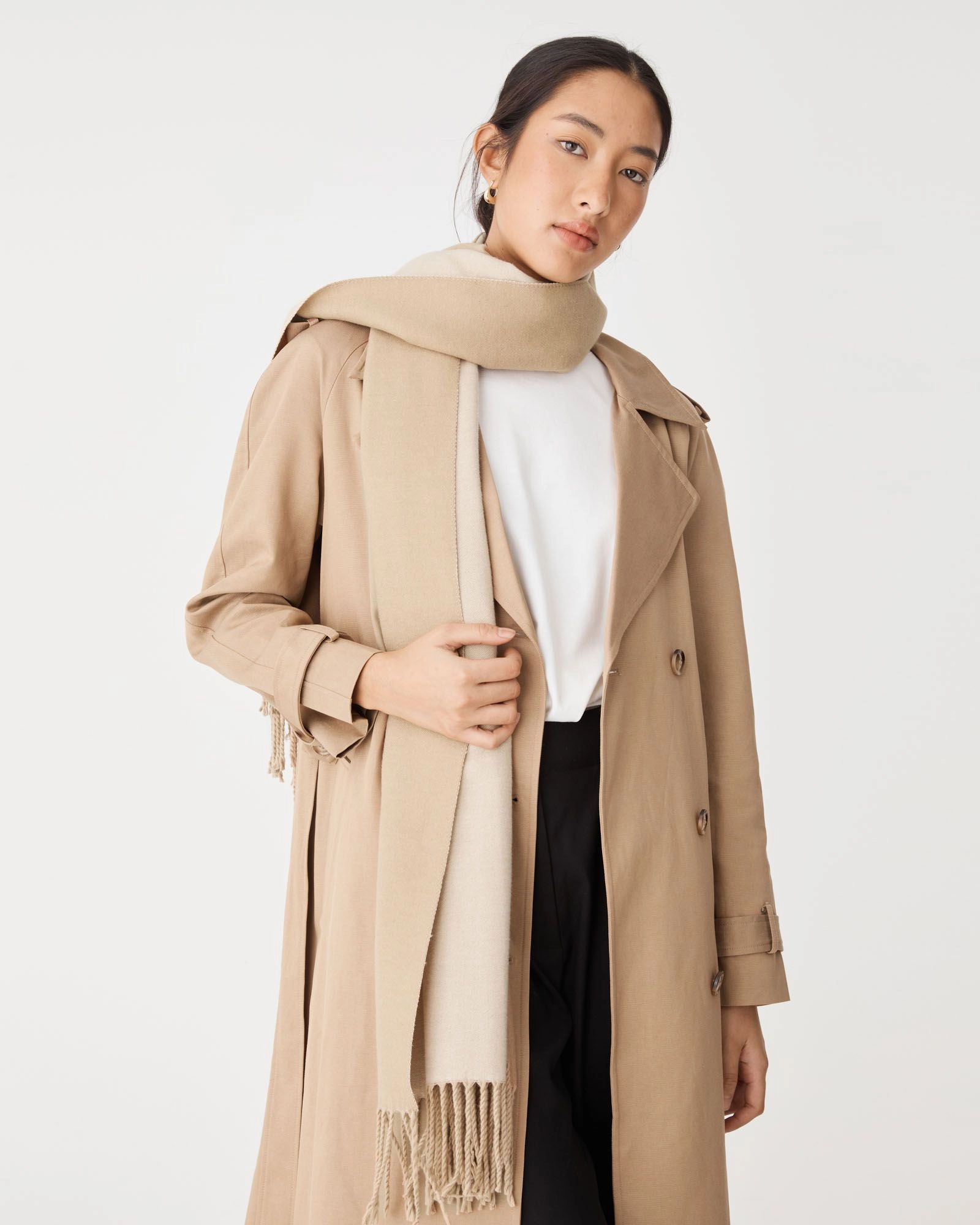 Forcast Accessories - Grace Wool Blend Scarf