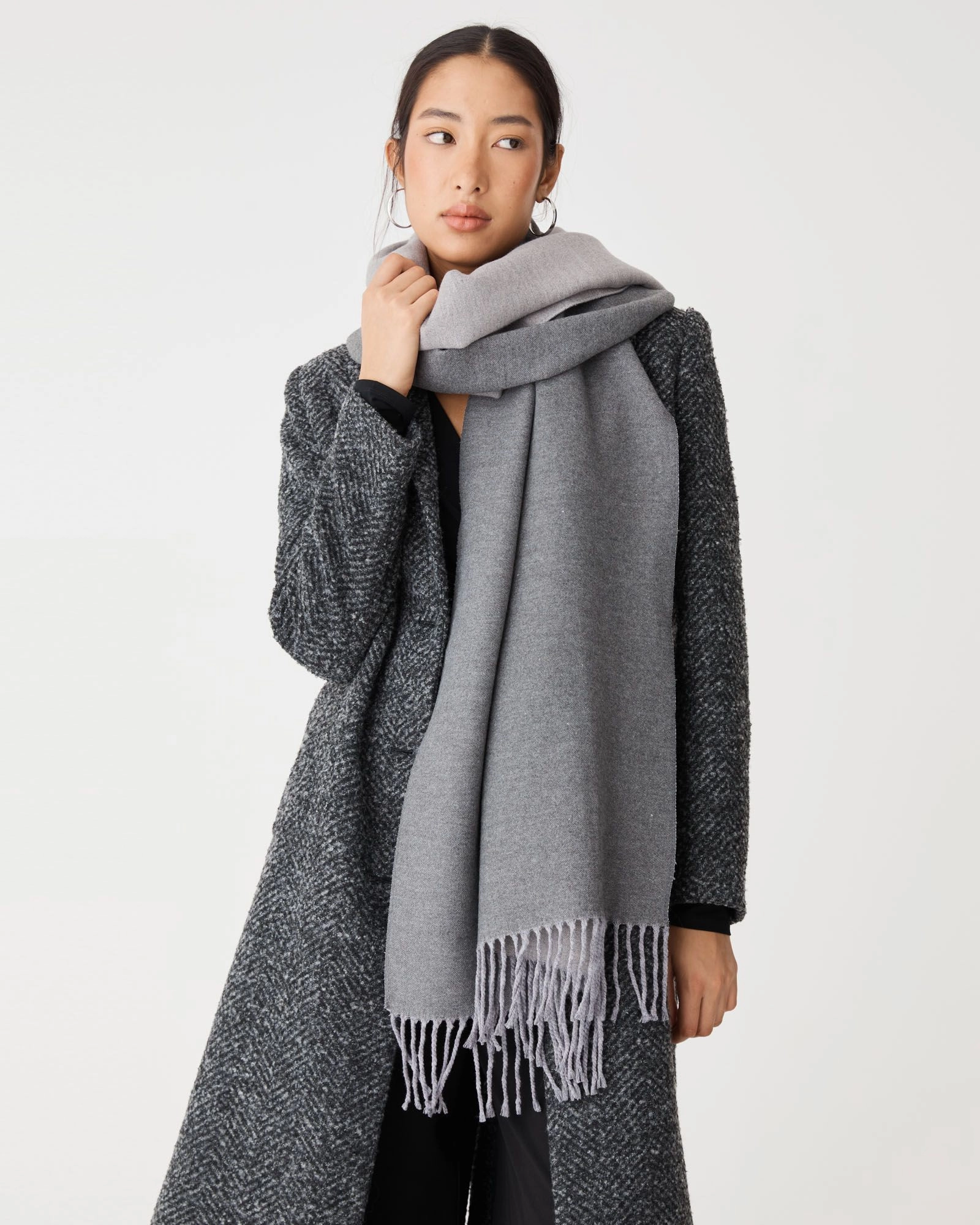 Forcast Accessories - Grace Wool Blend Scarf