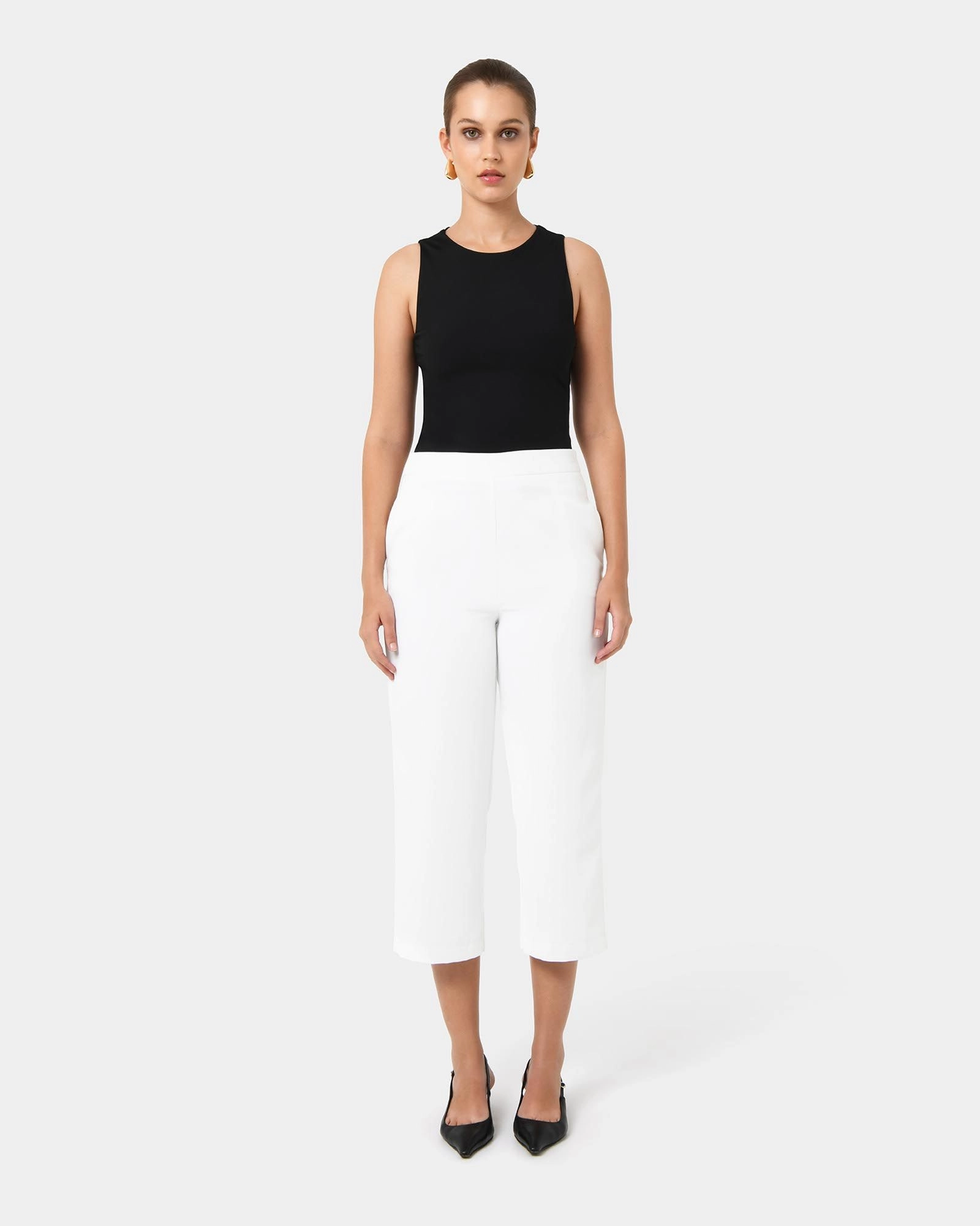 Forcast Clothing - Lexee High-Waist Culottes