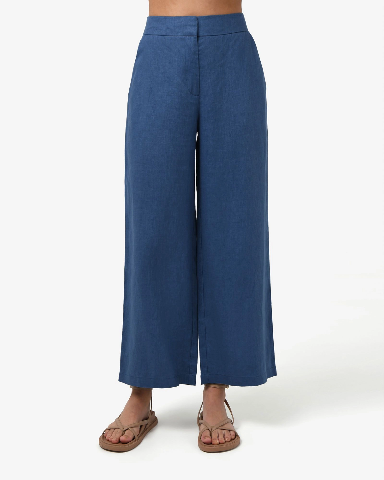 Forcast Clothing - Ami Wide Leg Linen Pants