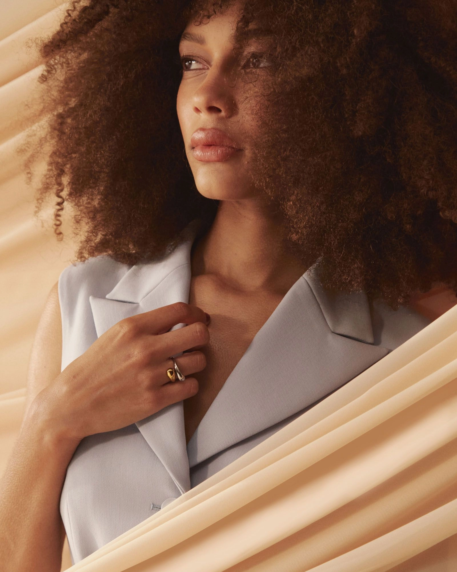 Forcast Accessories - Millicent Mixed Metal Ring