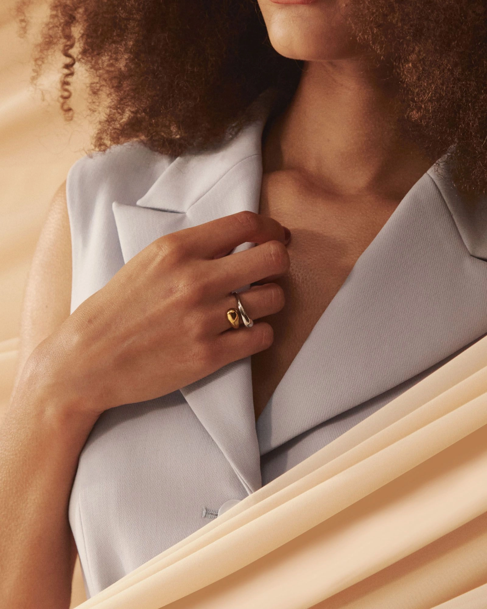 Forcast Accessories - Millicent Mixed Metal Ring