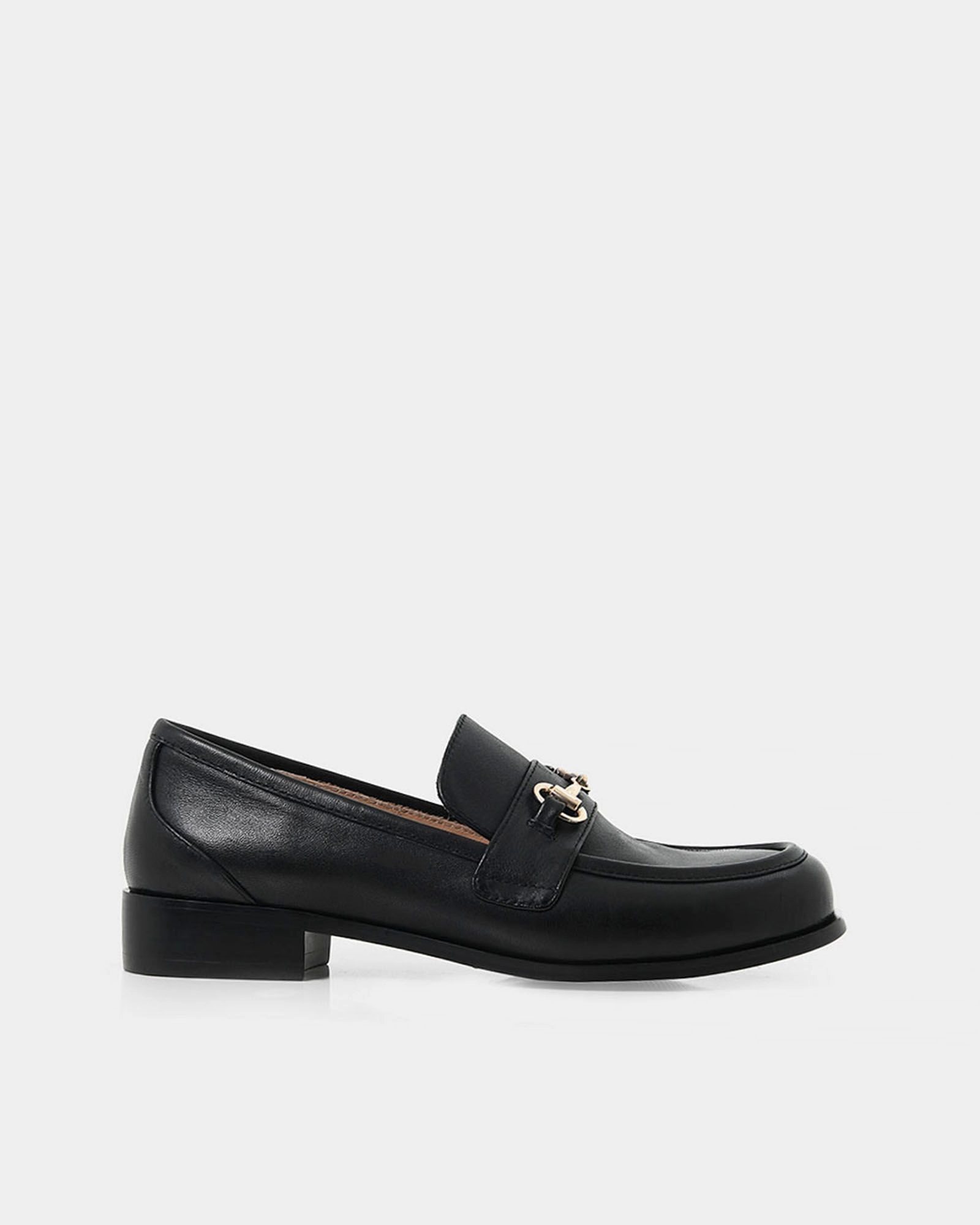 Forcast Accessories - Dayana Leather Loafer - Black