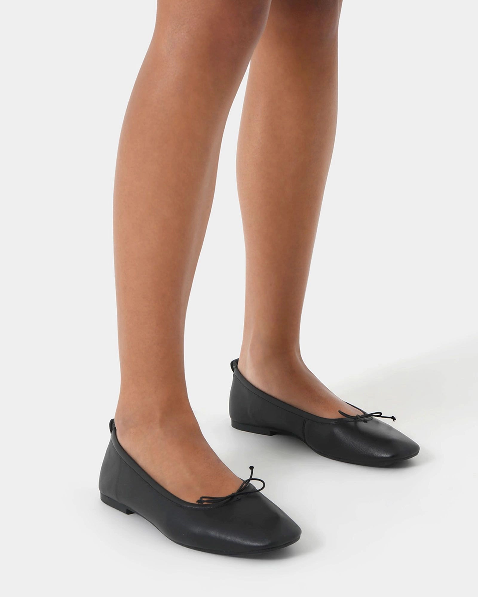 Forcast Accessories - Lizbeth Leather Ballet Flat 