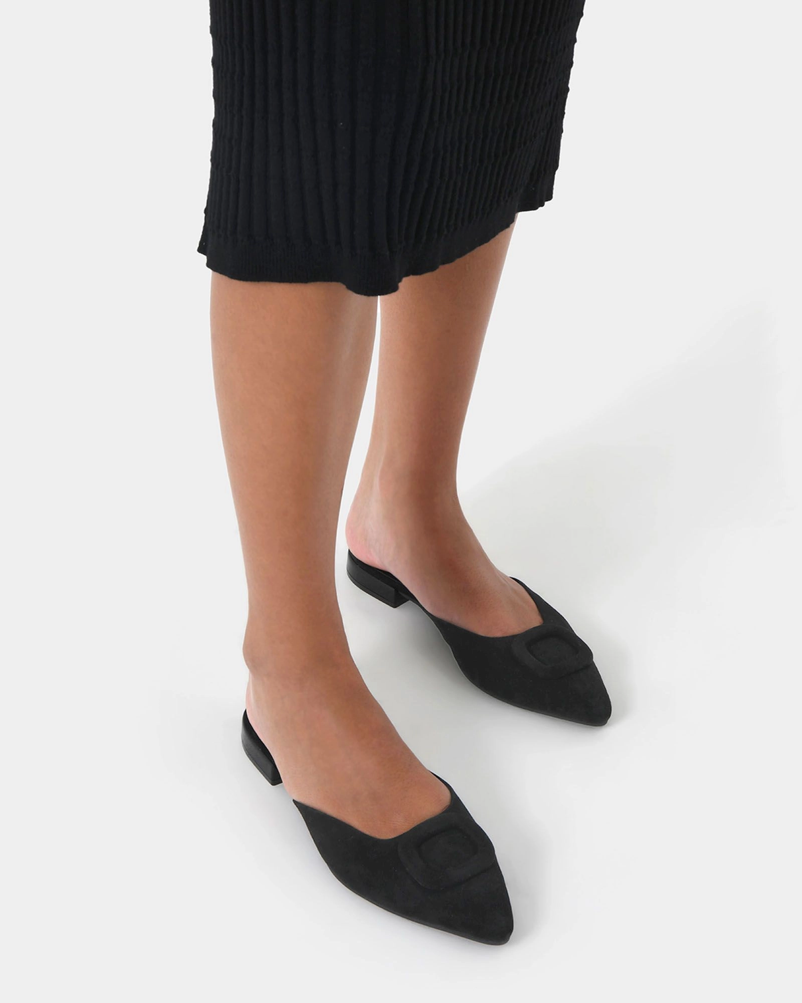 Forcast Accessories - Elizabella Leather Mules