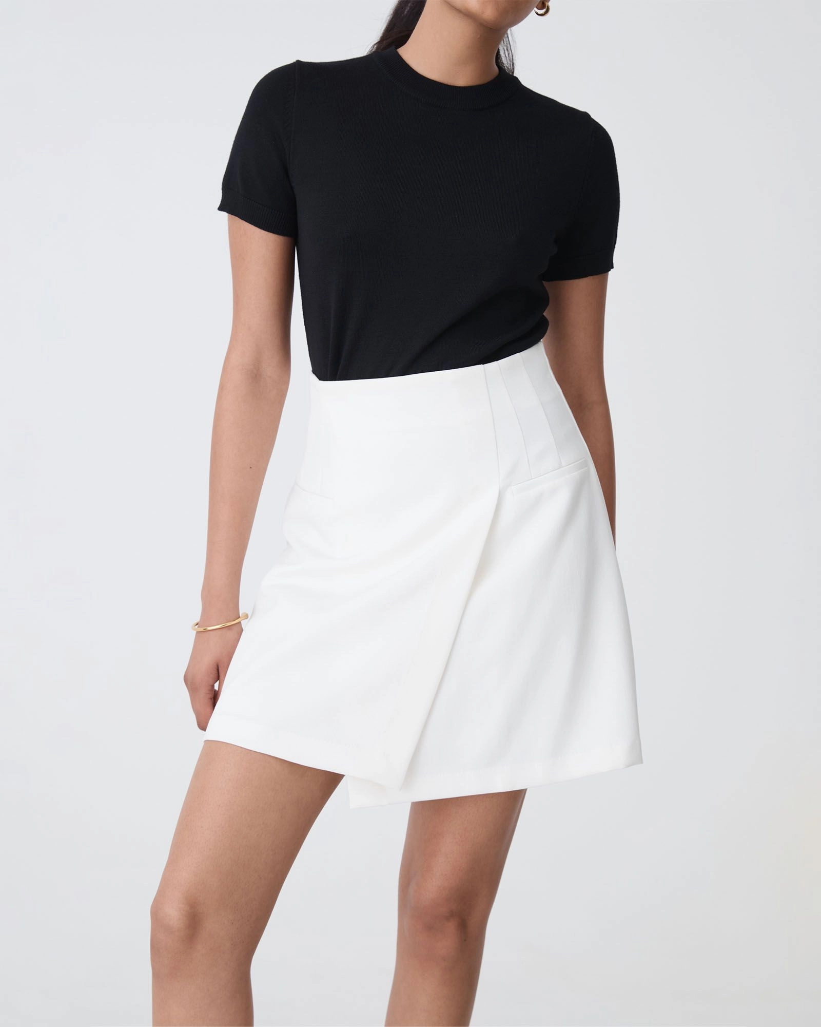 Forcast Clothing - Nikki Mini Wrap Skirt