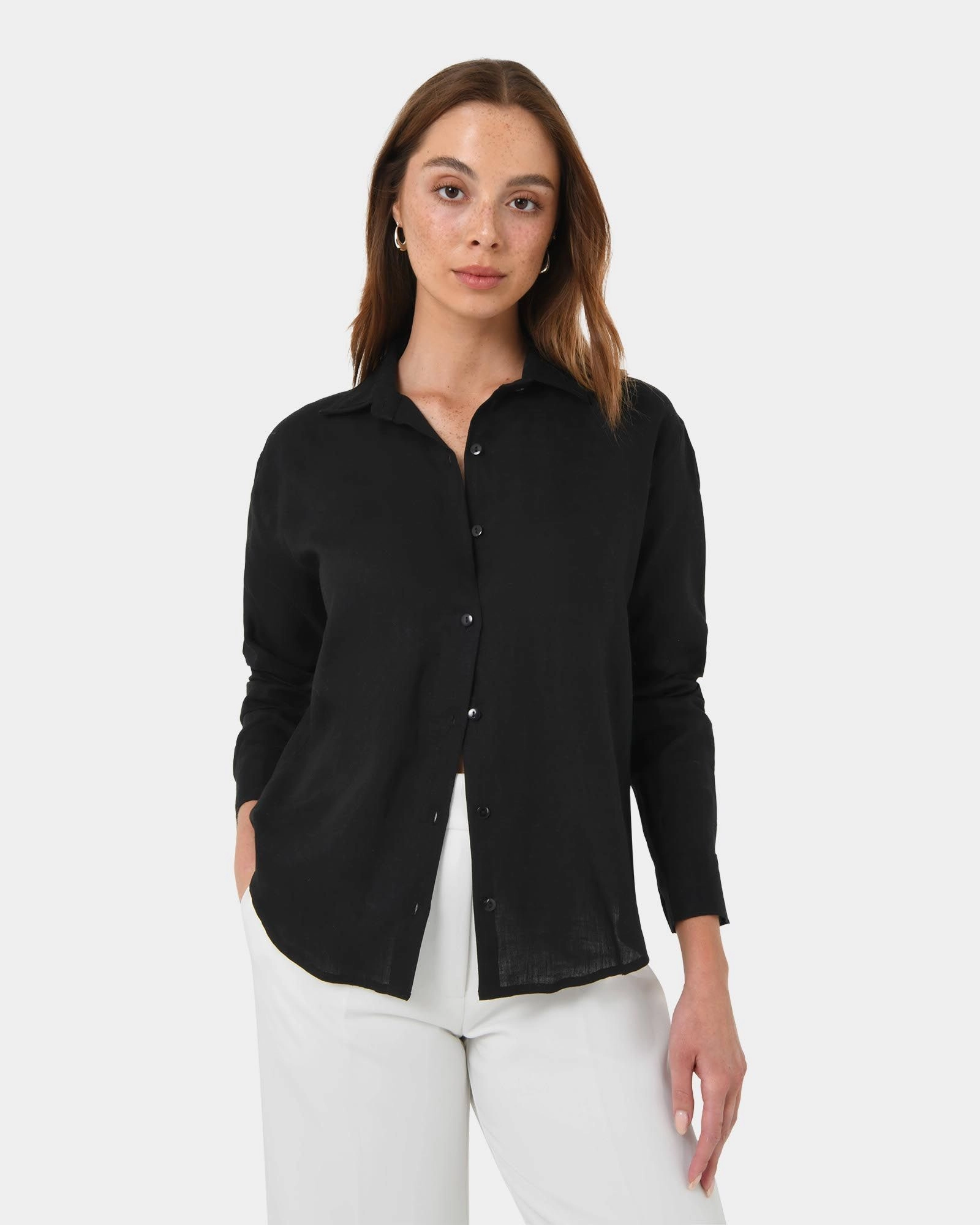 Forcast Clothing - Khalo Linen Buttoned Shirt