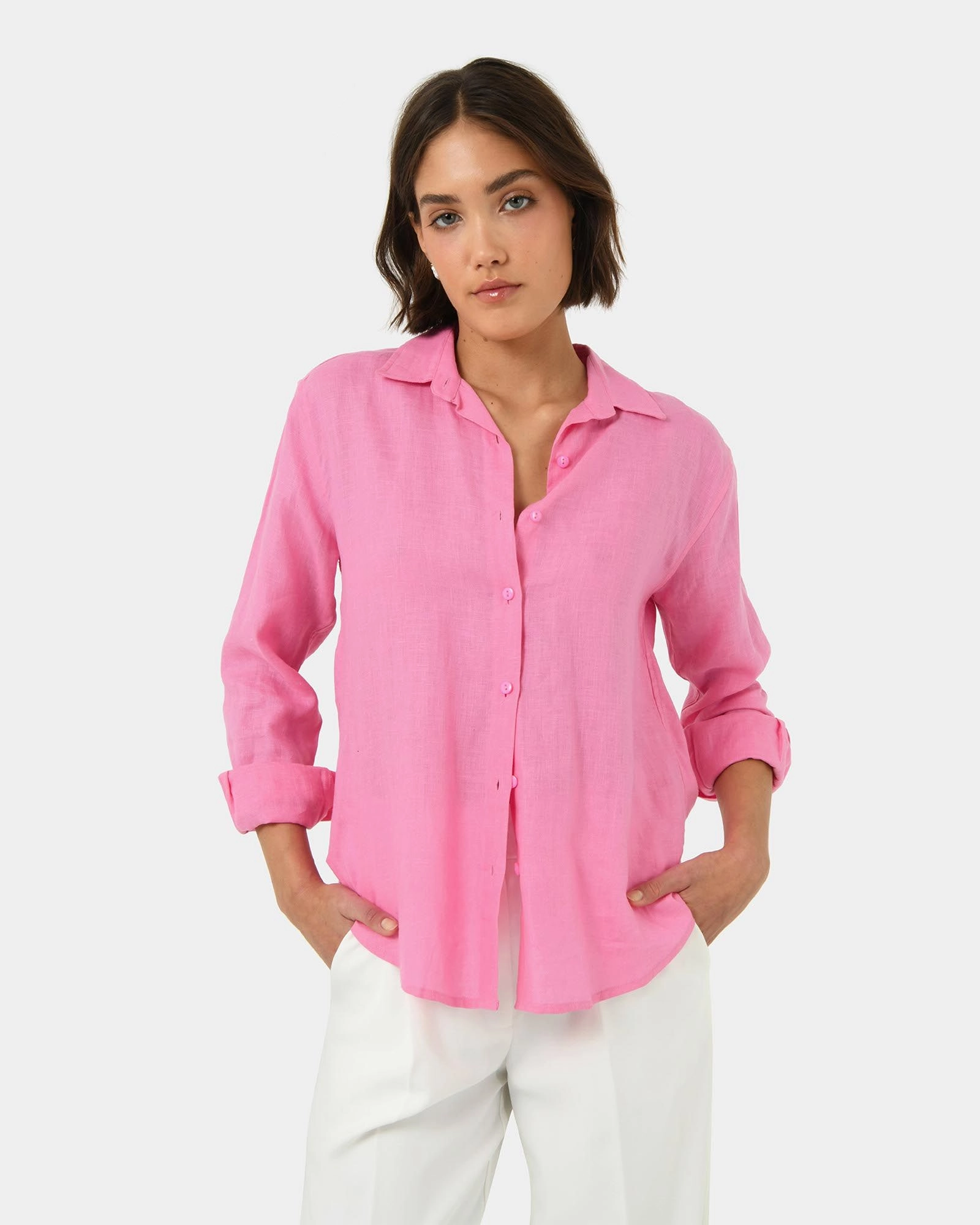 Forcast Clothing - Khalo Linen Buttoned Shirt