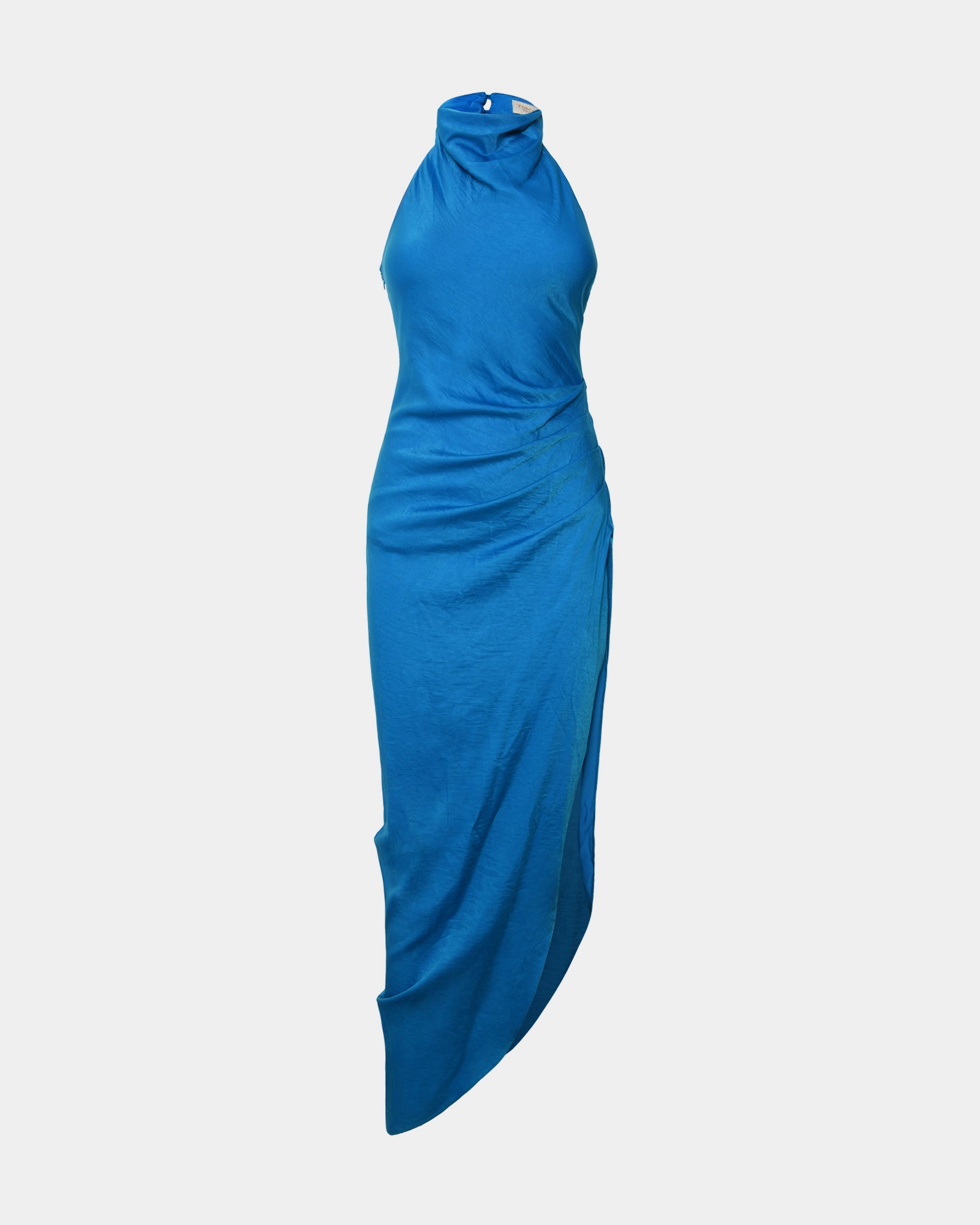 Sydney Backless Draped Dress | Cyan Blue | Forcast - Forcast AU