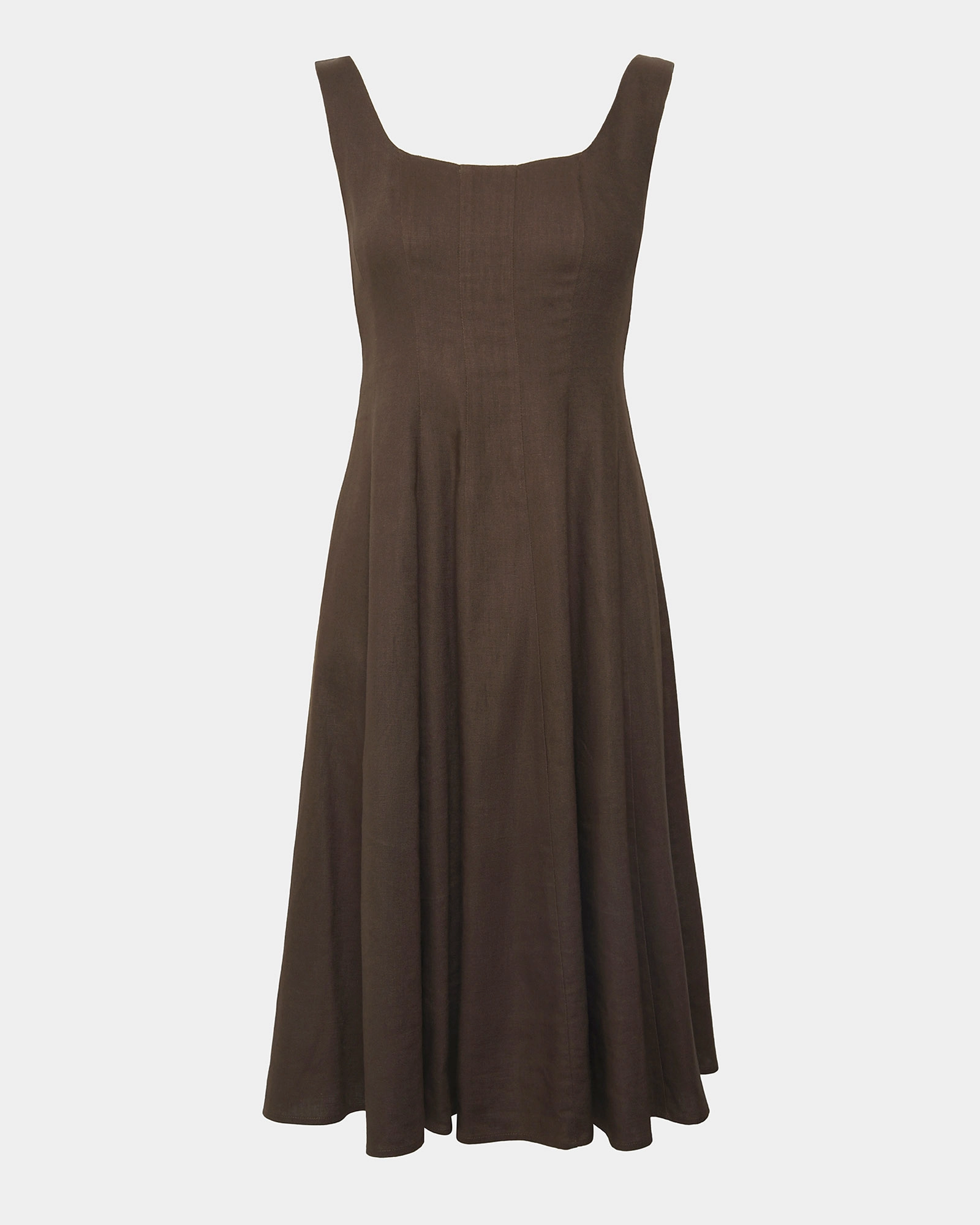 Saira Linen A-line Dress