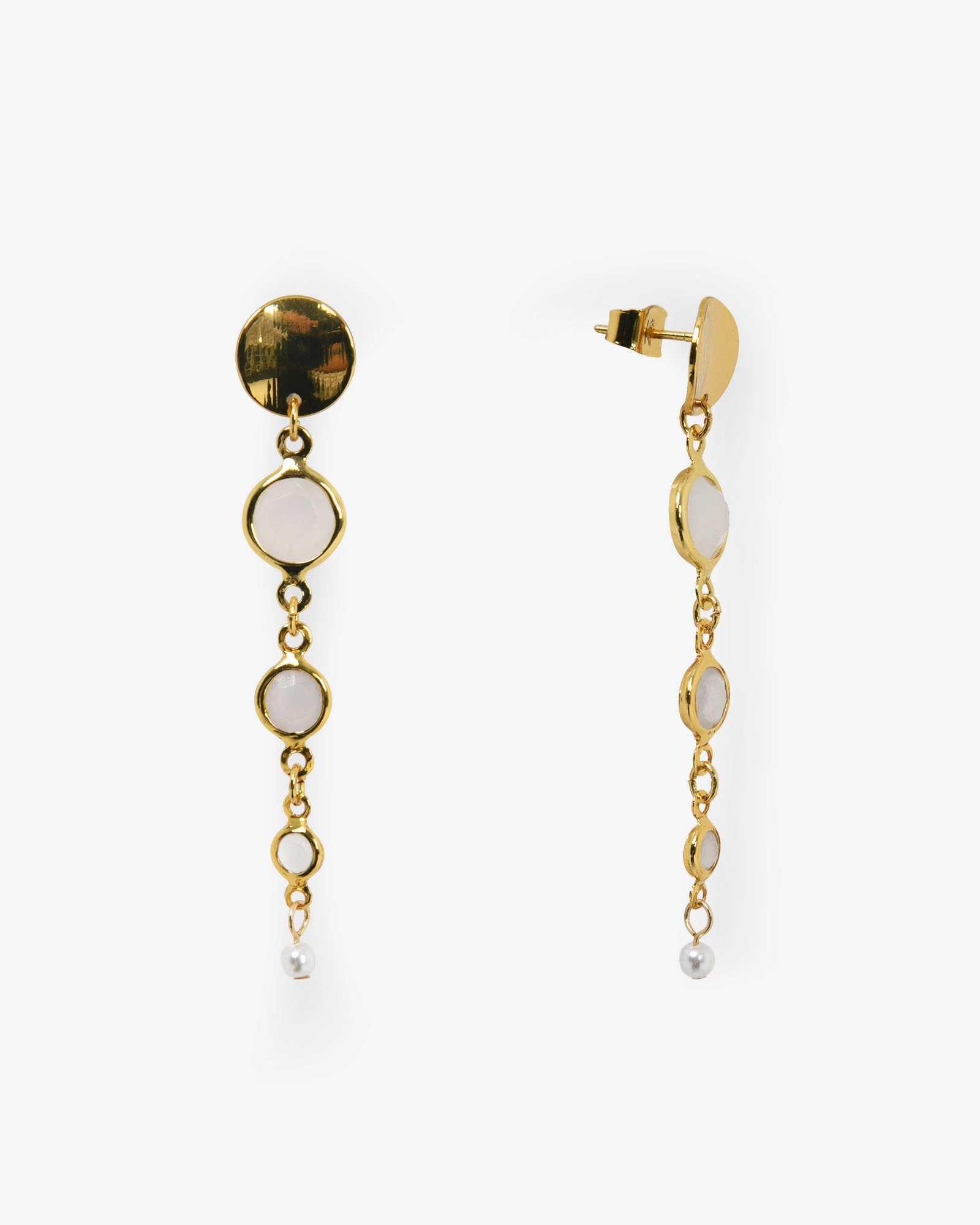 Pearl Mirage Drop Earrings