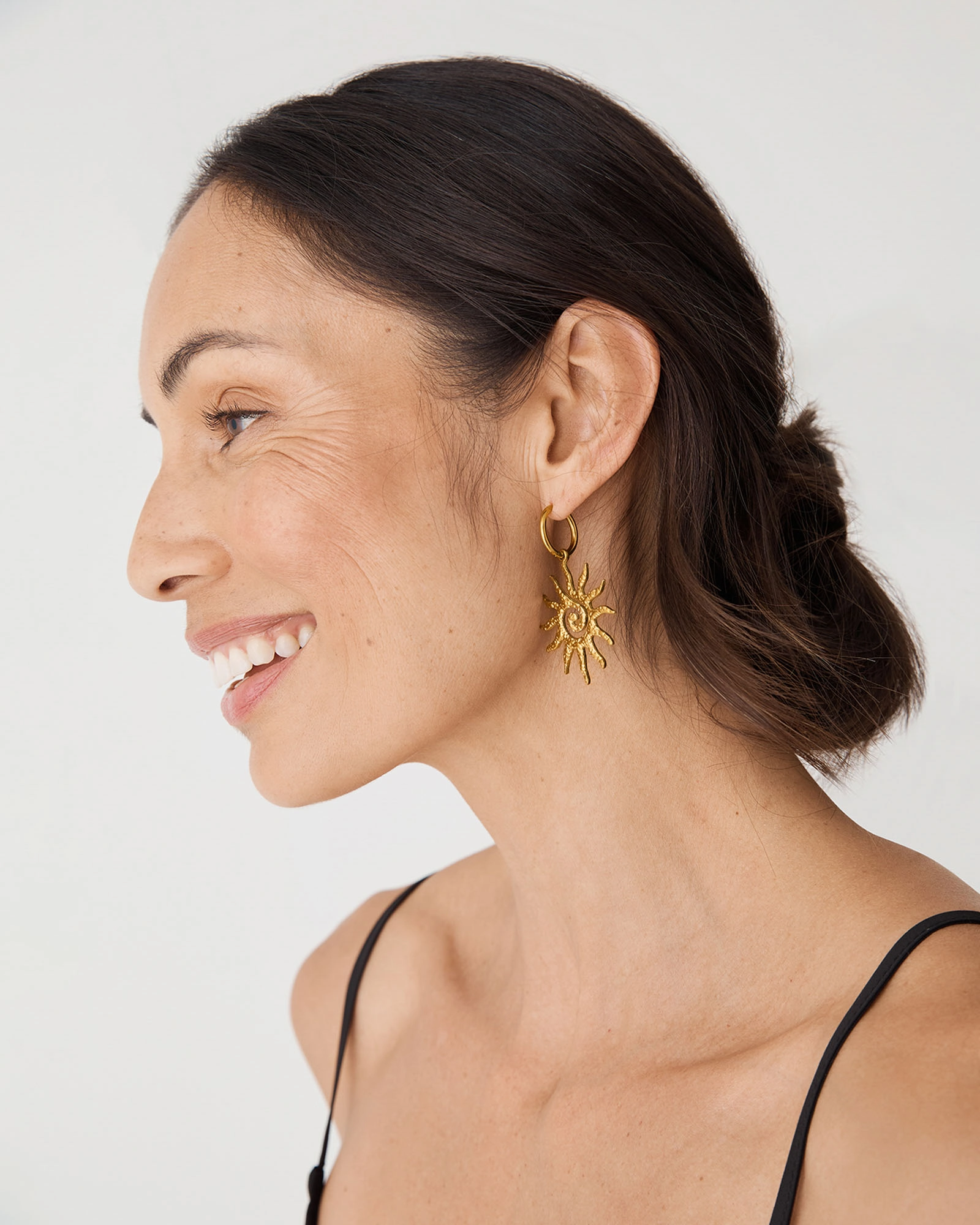 Soleil Hoop Earrings