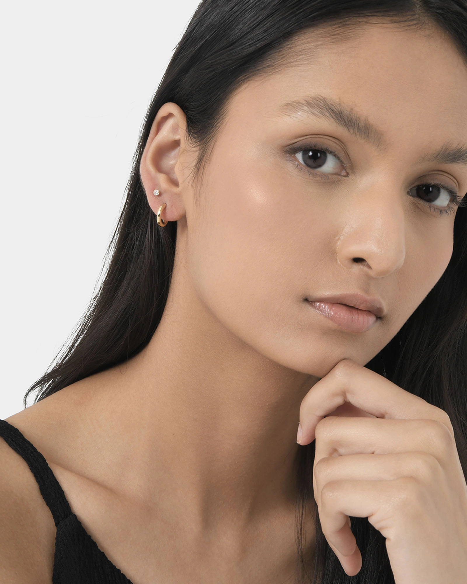 Marie 16k Gold Plated Earrings